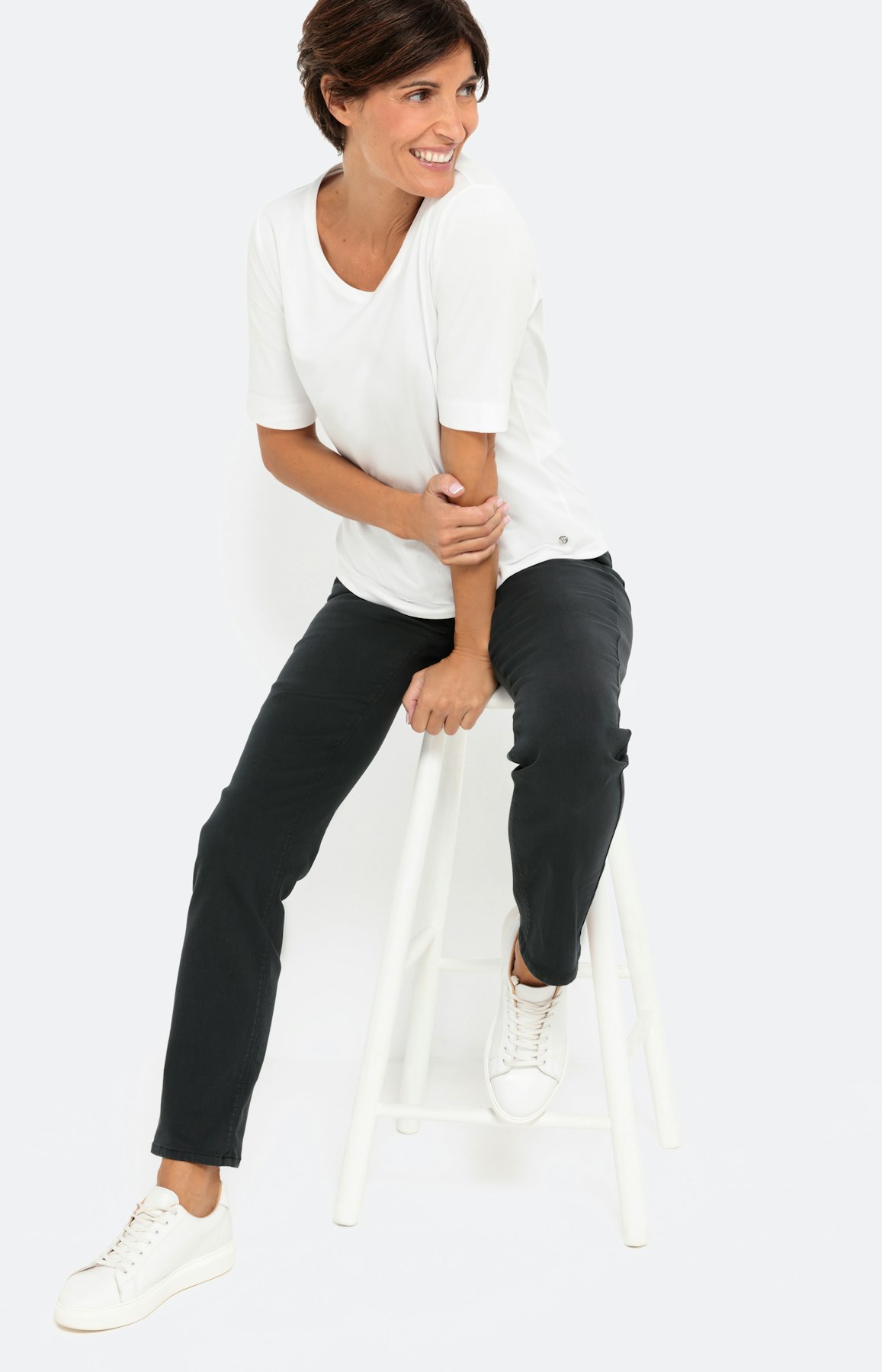 Jeans Doro 30 inch donkergrijs