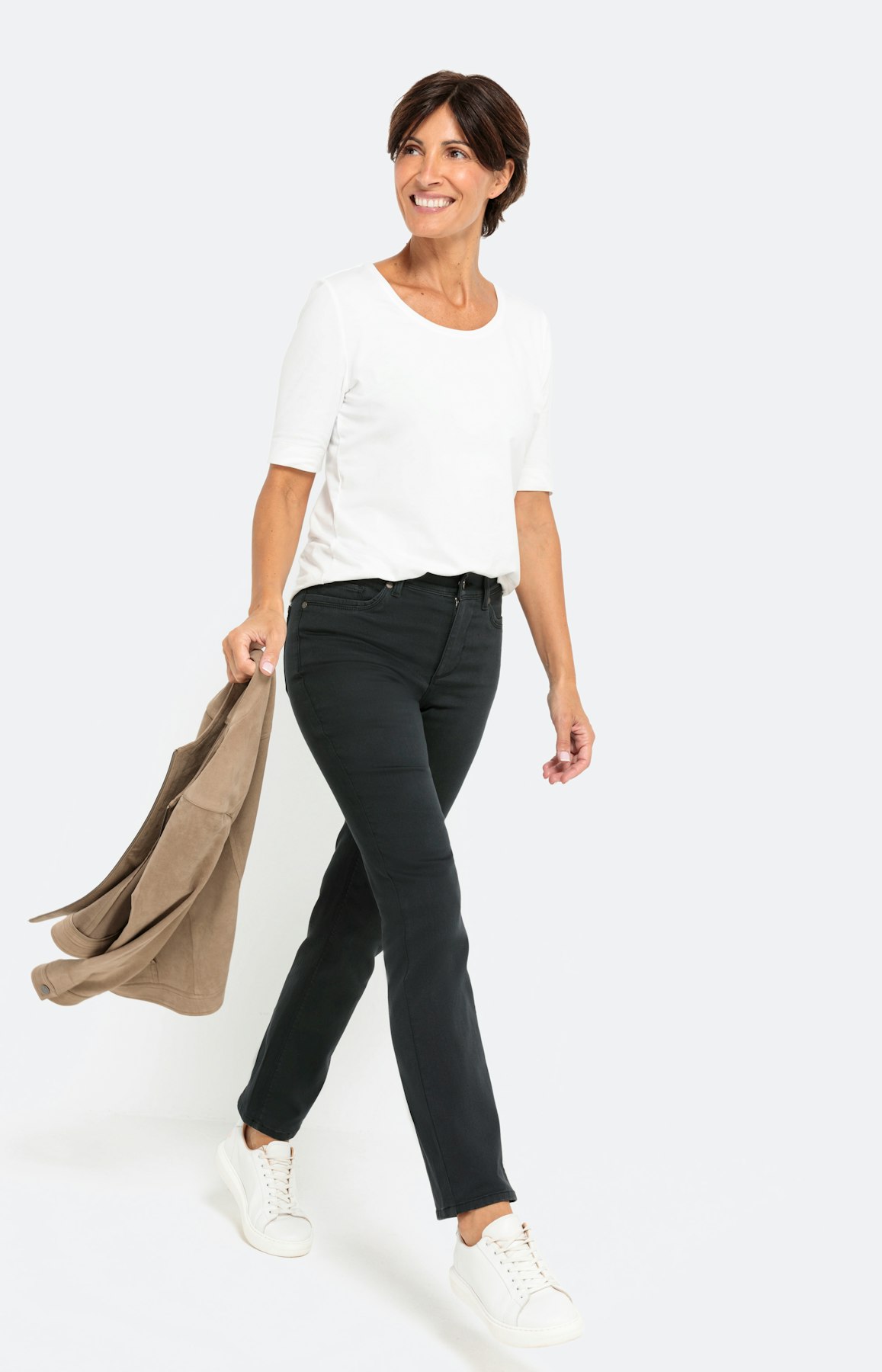 Jeans Doro 30 inch donkergrijs