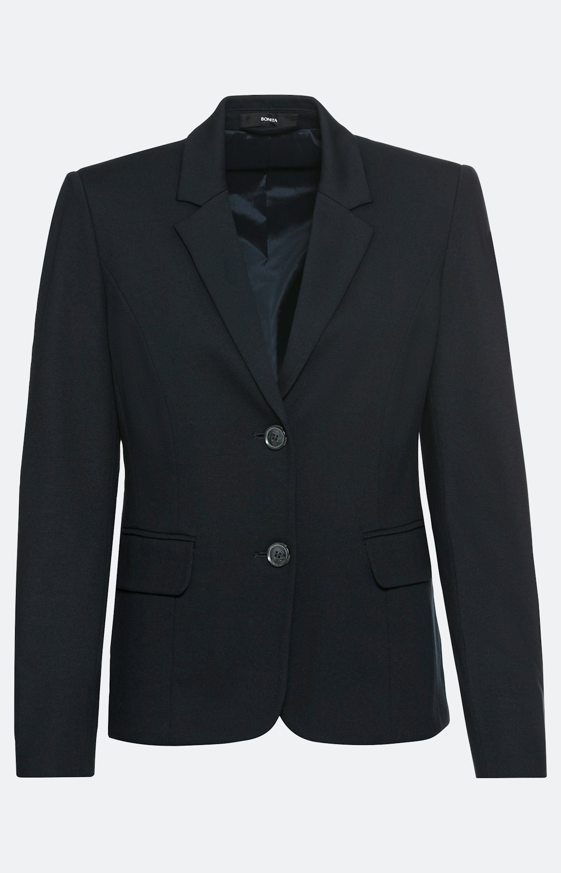Basic blazer in jersey, navy