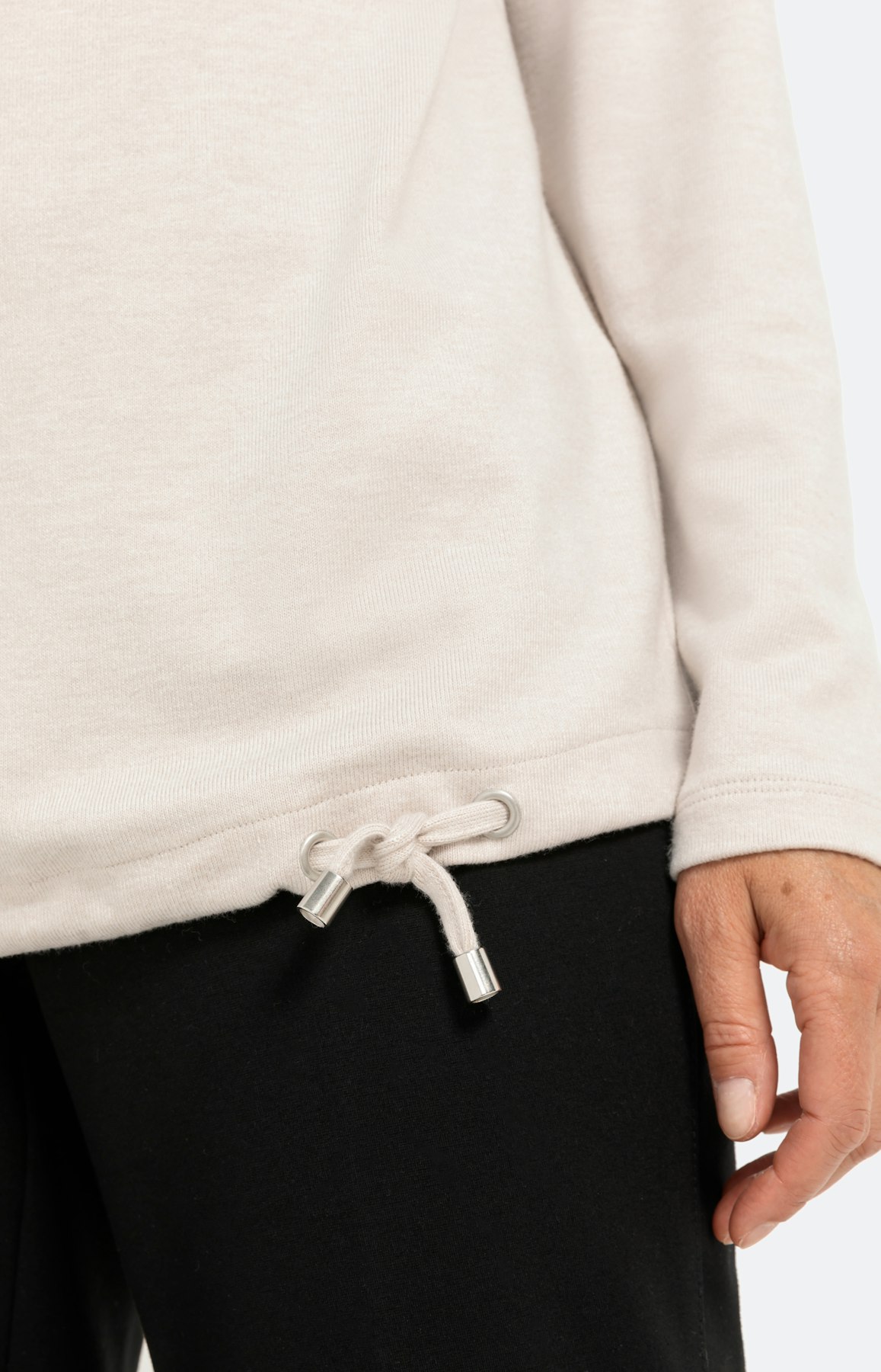 Langarmshirt mit Stehkragen