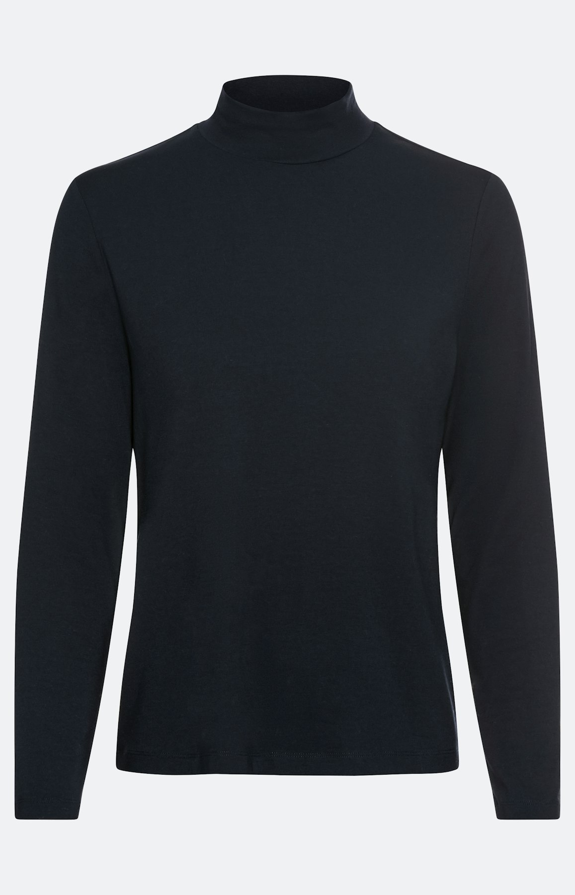 Basic T-shirt met 1/1 mouw, navy