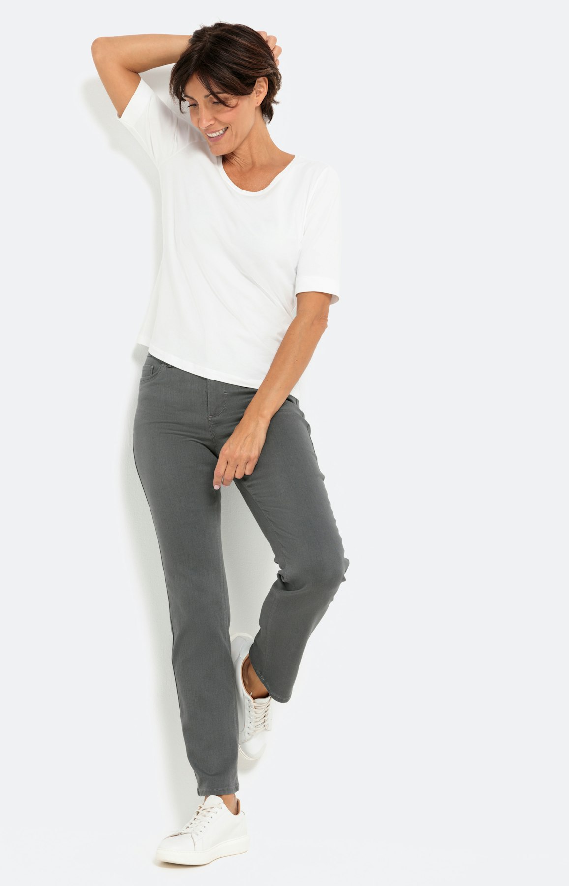 Doro jeans regular 30 Inch, grijs