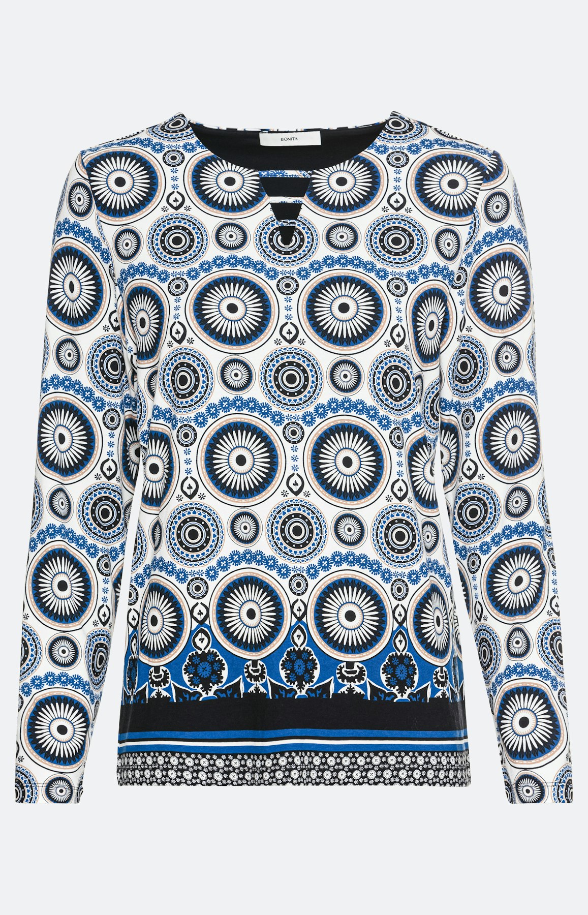 Langarmshirt mit Muster