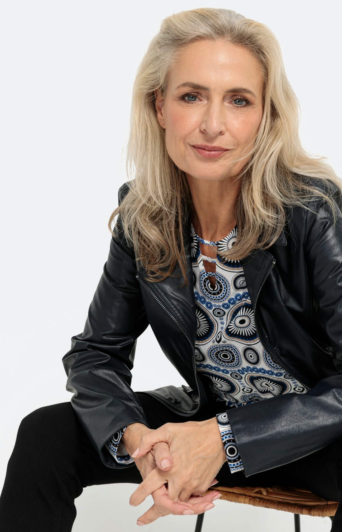 Langarmshirt mit Muster