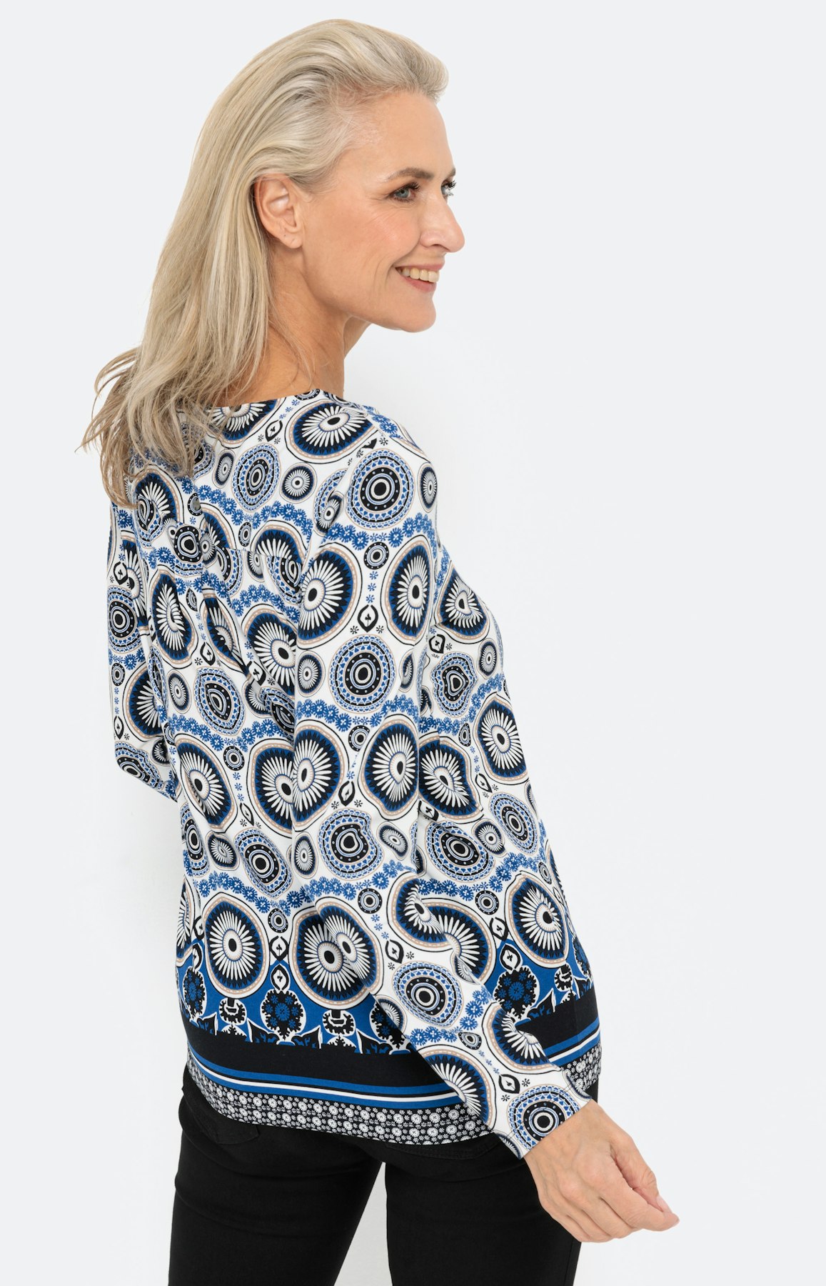 Langarmshirt mit Muster