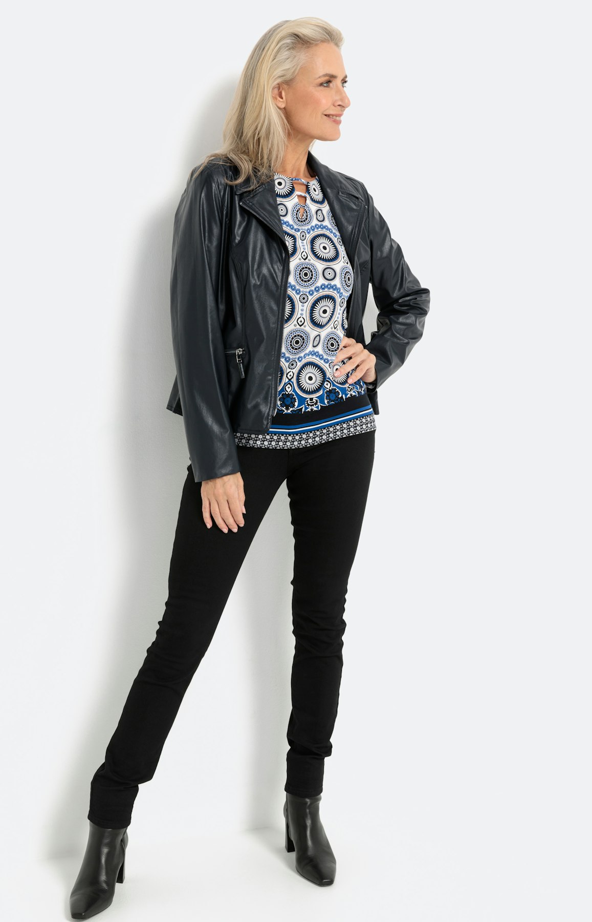 Langarmshirt mit Muster