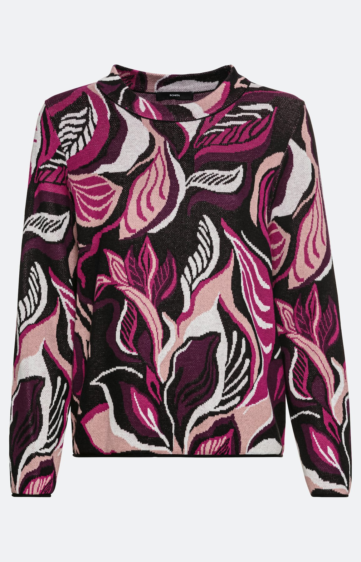 Trui in jacquard-look