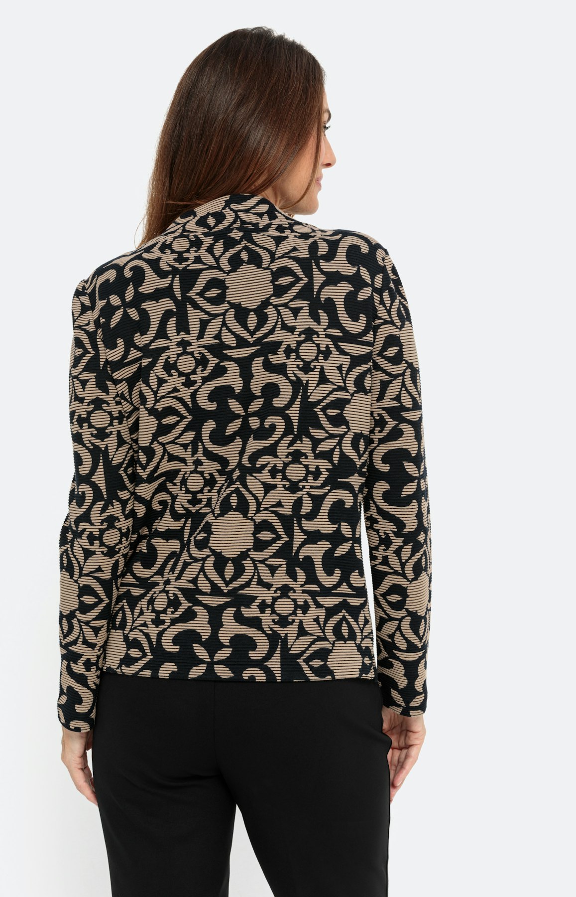 Sweatshirt mit Ottoman-Struktur