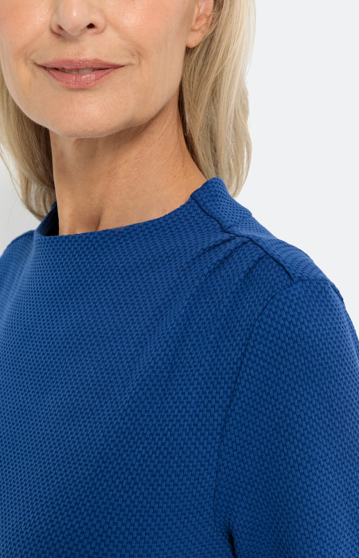 Stretchachtig sweatshirt met structuur