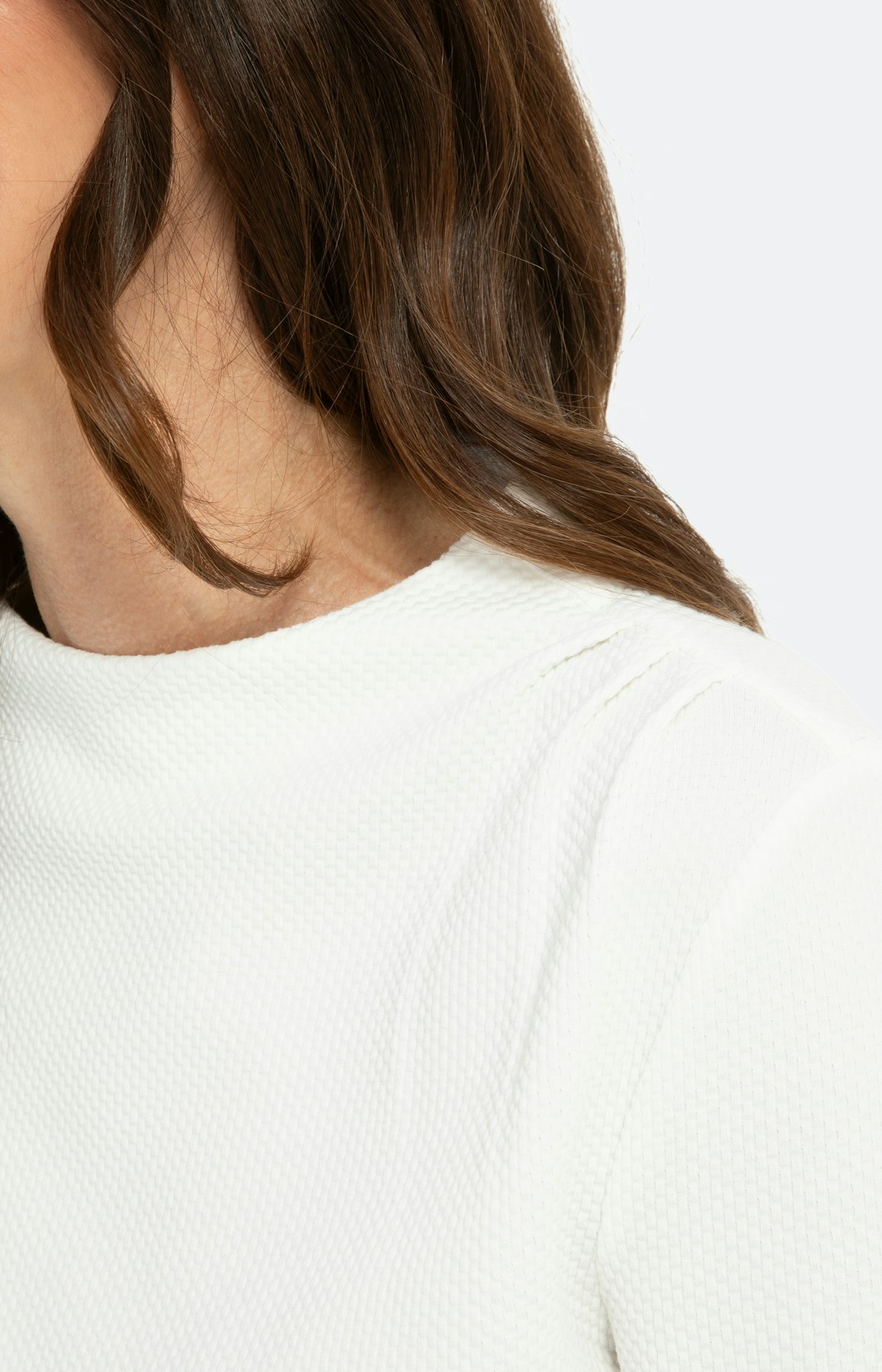 Sweatshirt met een opstaande kraag