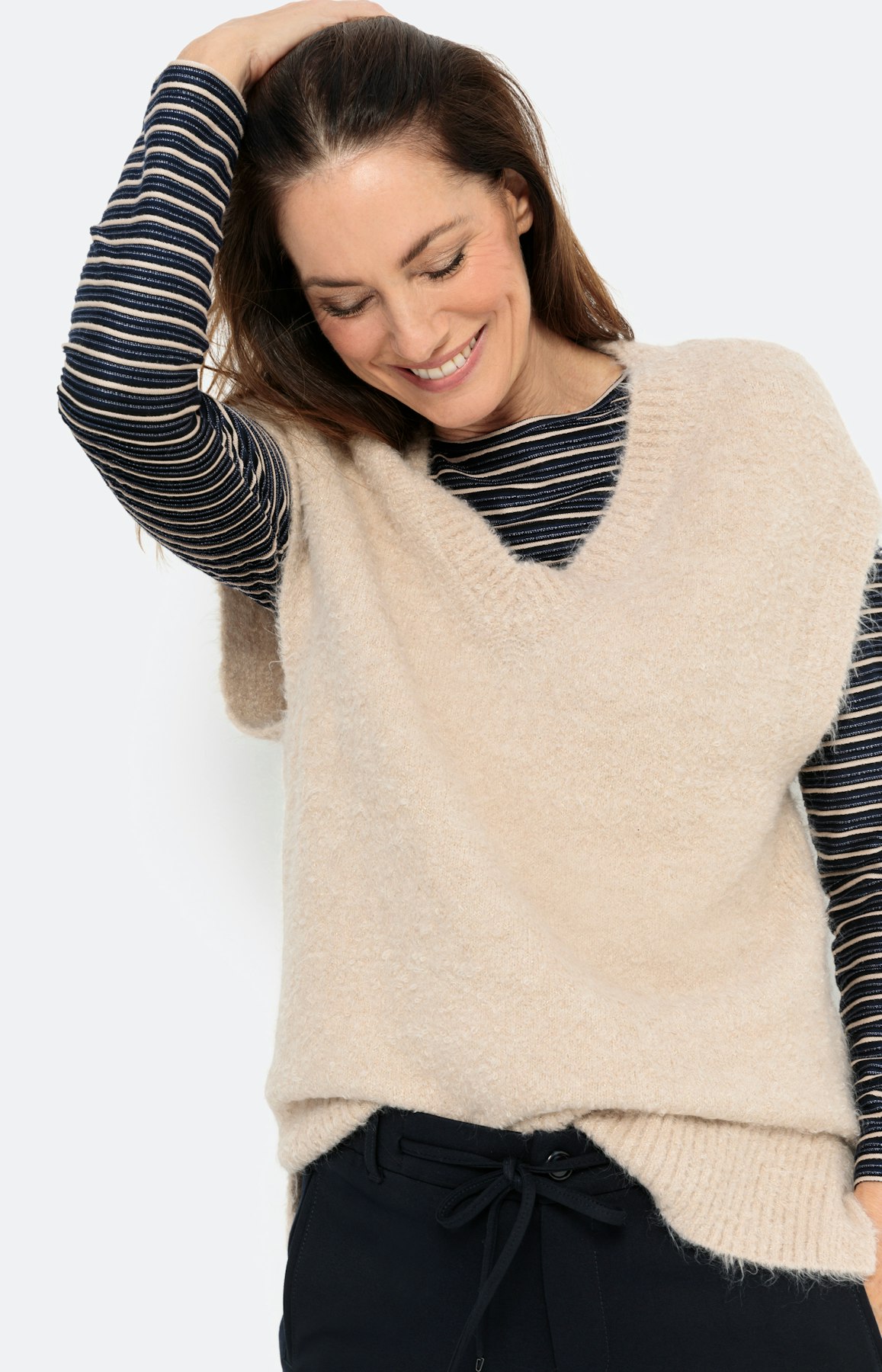 Langarmshirt im Streifen-Design