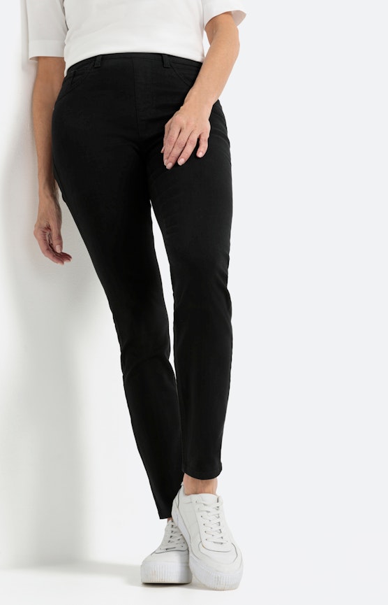 Jeggings mit Stretchbund 30Inch schwarz