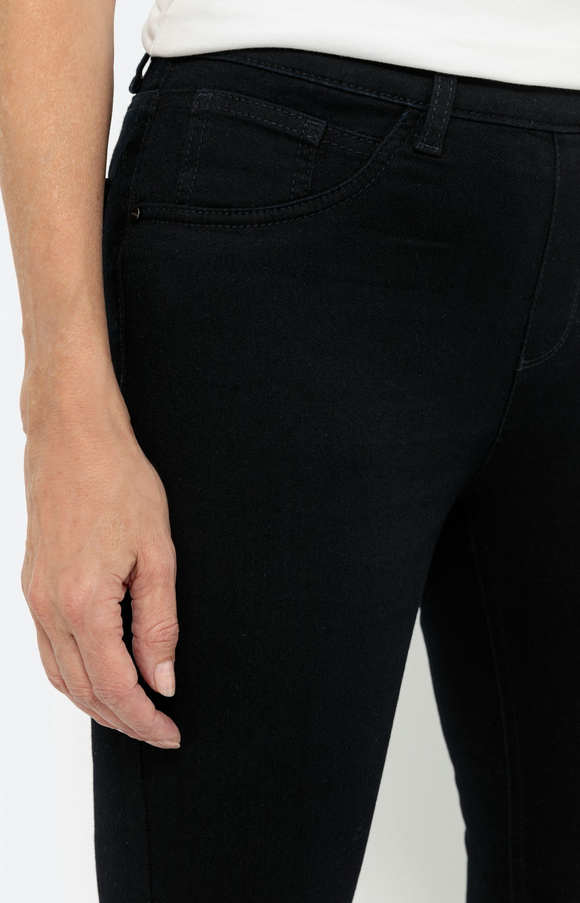 Stretchachtige jegging 30 inch blauw