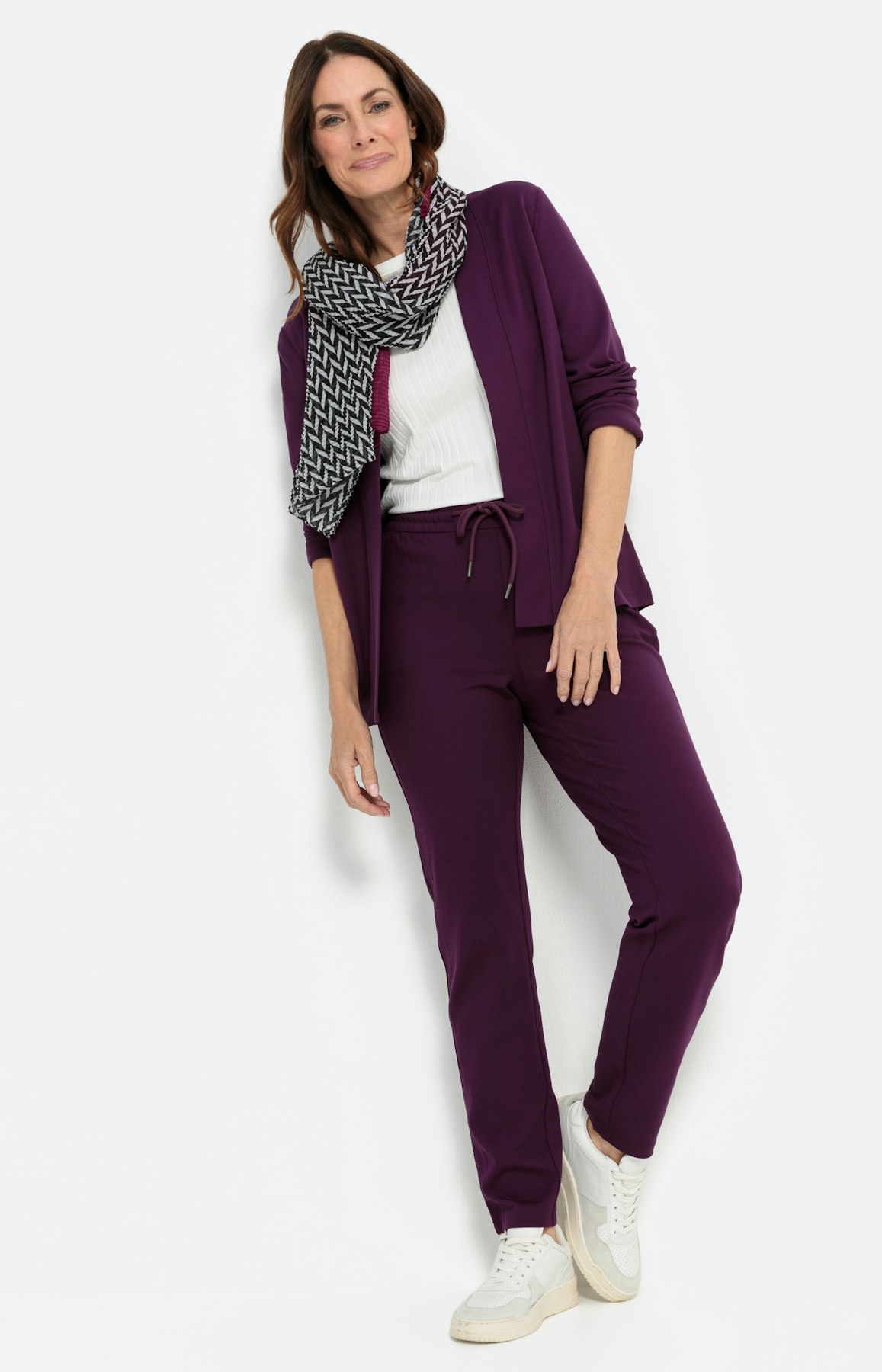 Sweat-cardigan zonder sluiting