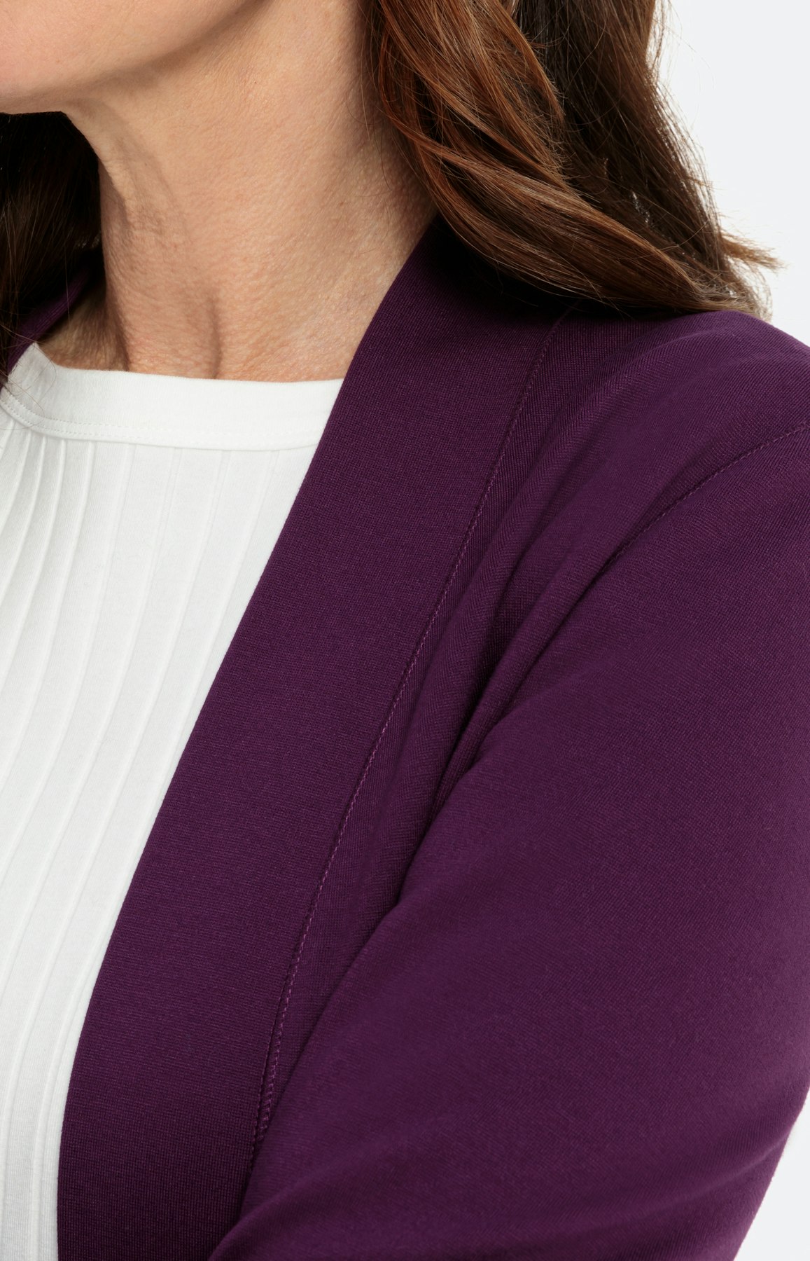 Sweat-cardigan zonder sluiting