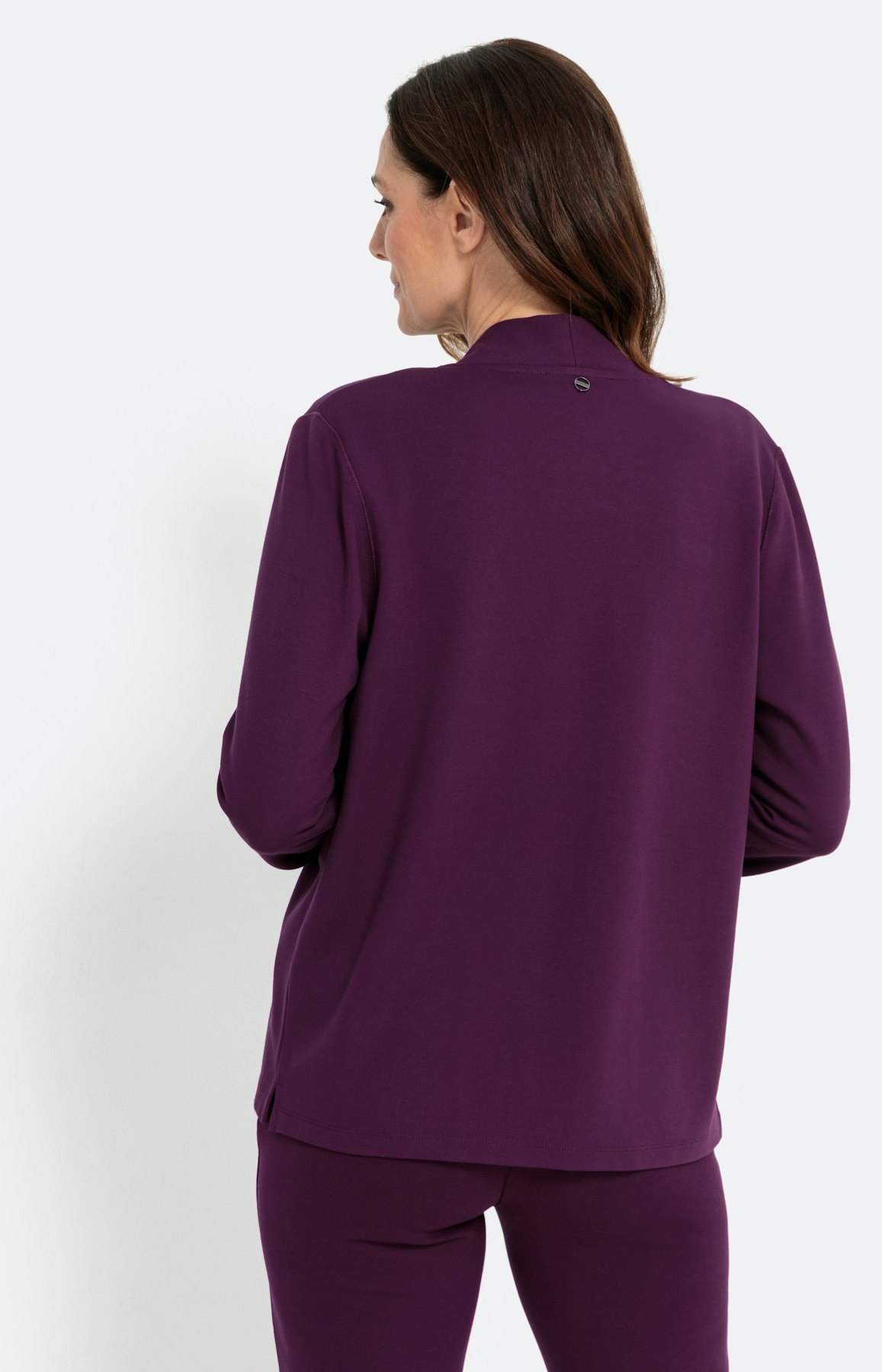 Sweat-cardigan zonder sluiting