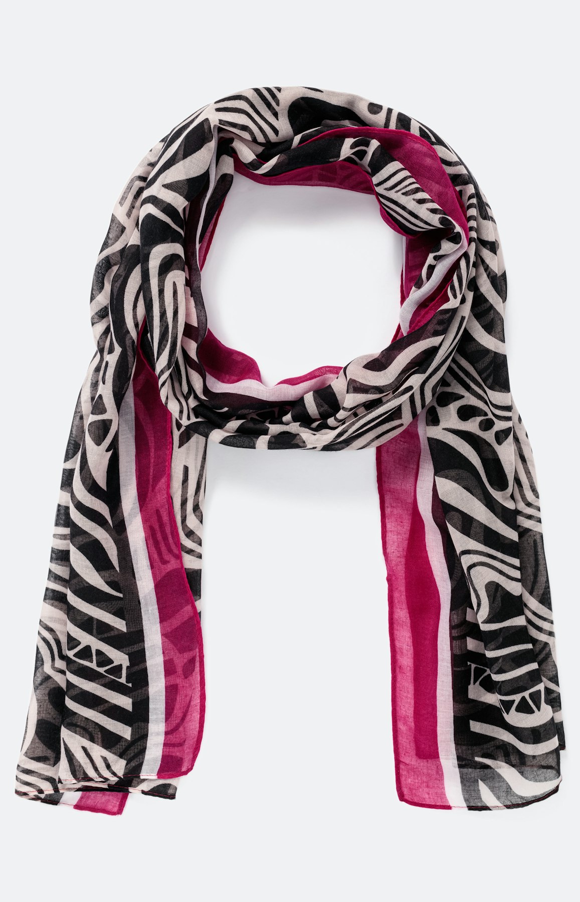 Schal mit grafischem All Over-Muster