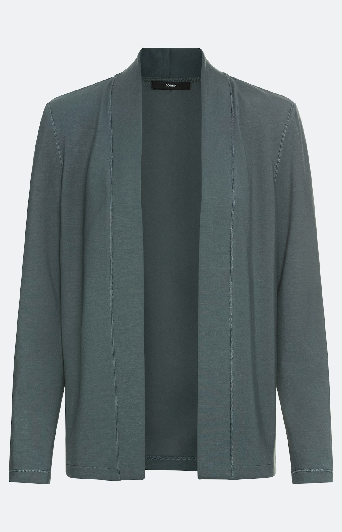 Scuba-cardigan met lange mouwen