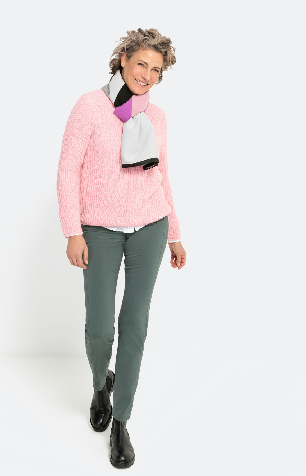 Weicher Pullover mit langem Arm
