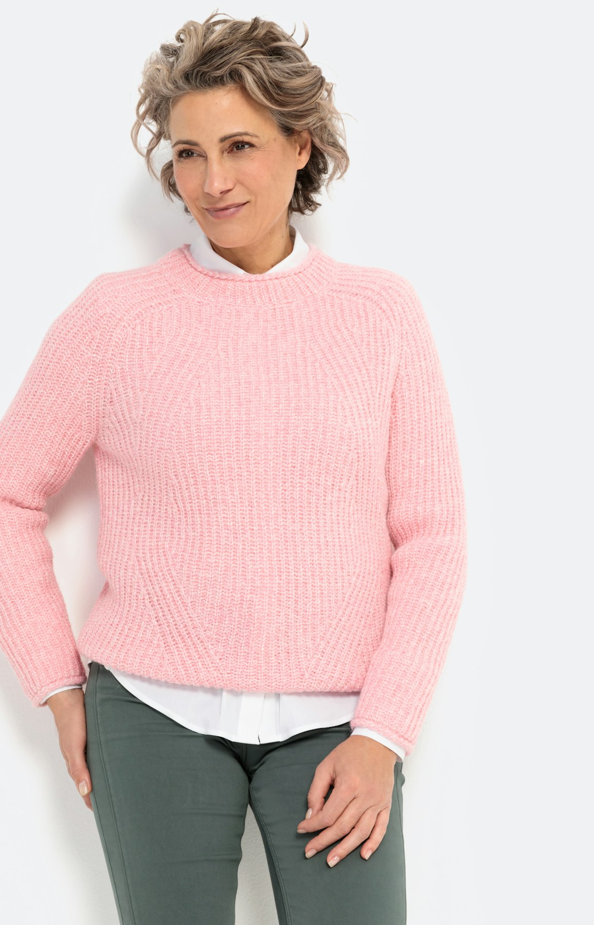 Weicher Pullover mit langem Arm