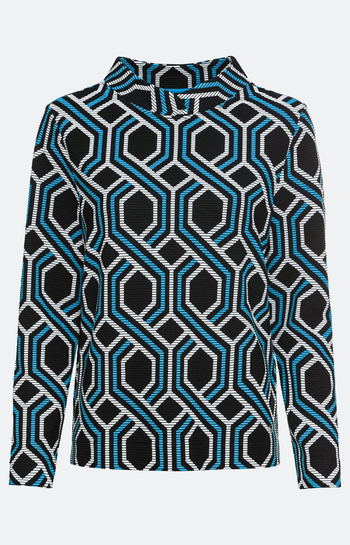 Structuursweatshirt in grafische look