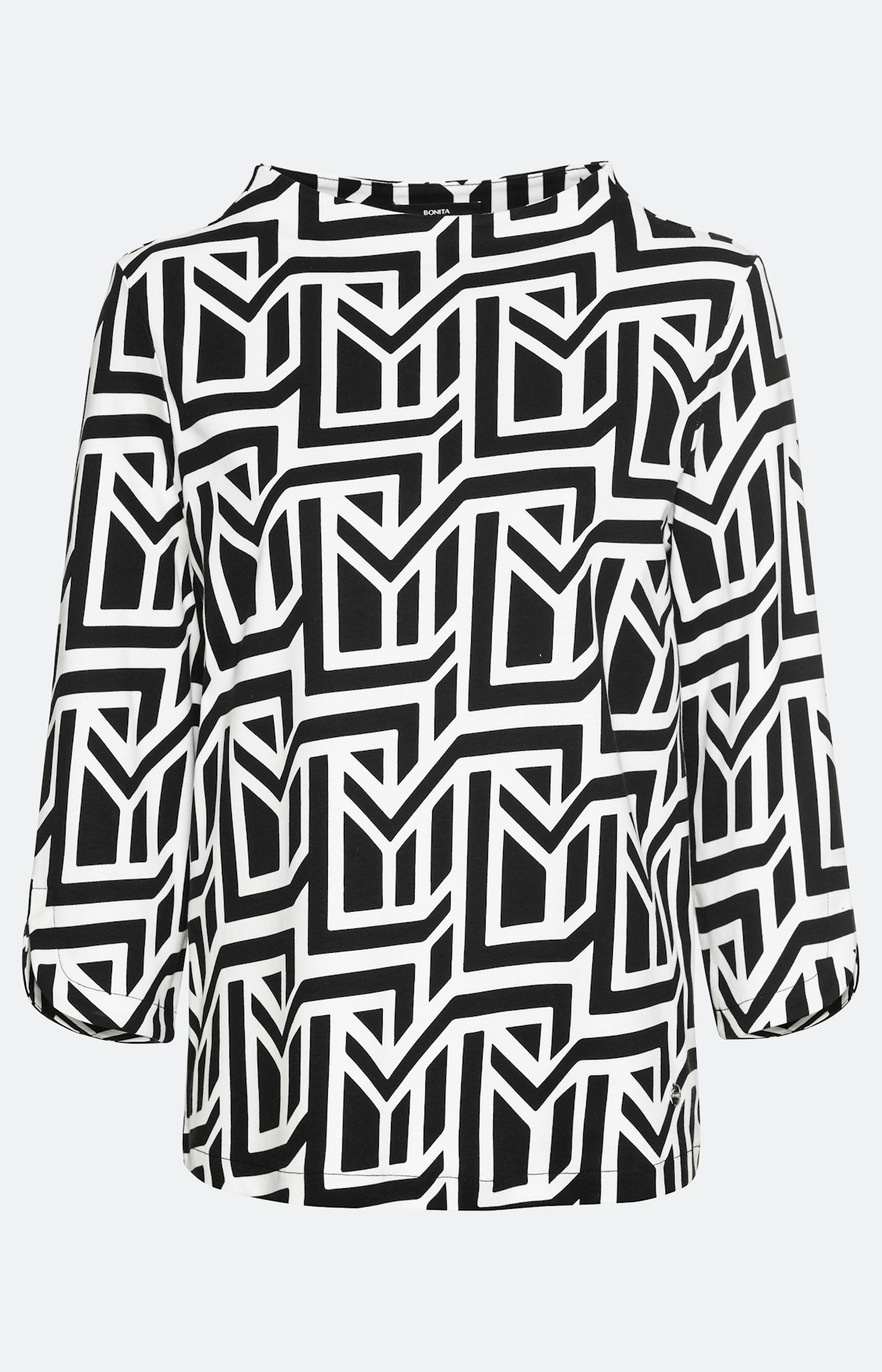 Sweatshirt met 3/4-mouwen