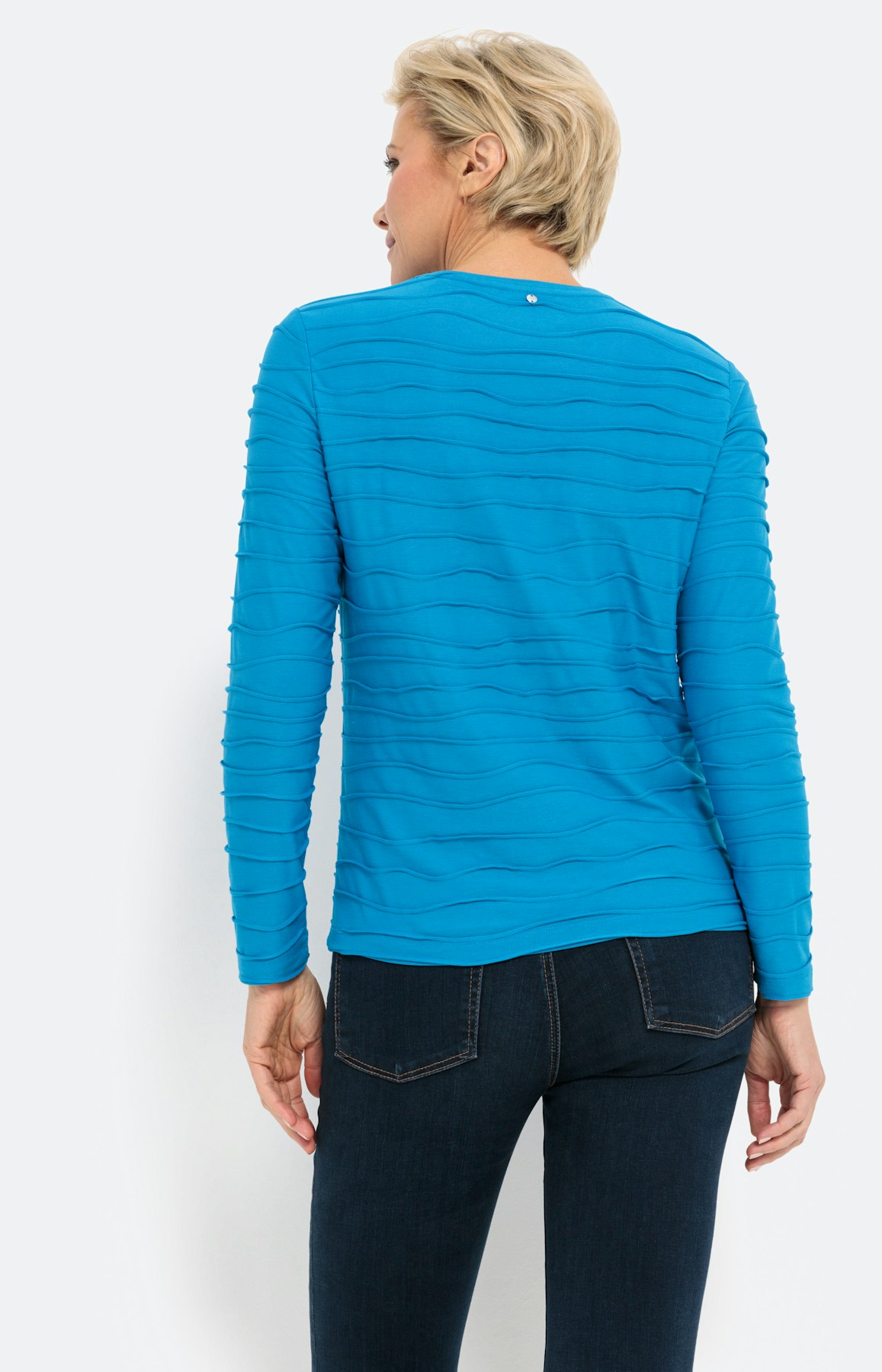 Stretchiges Sweatshirt mit langem Arm