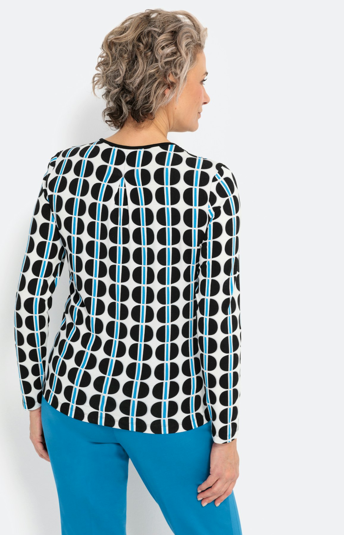 Shirt mit langem Arm und Frontprint