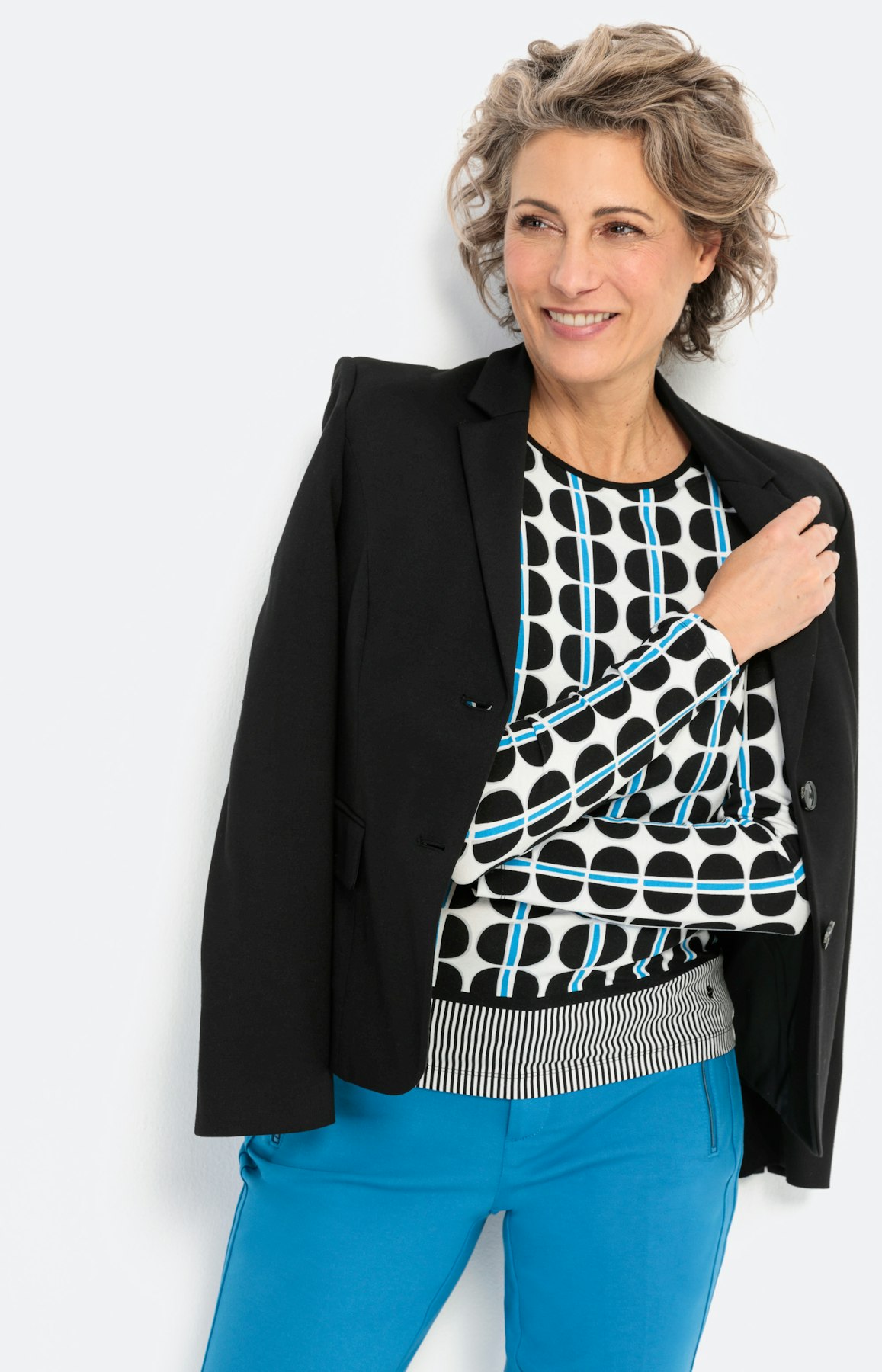 Shirt mit langem Arm und Frontprint