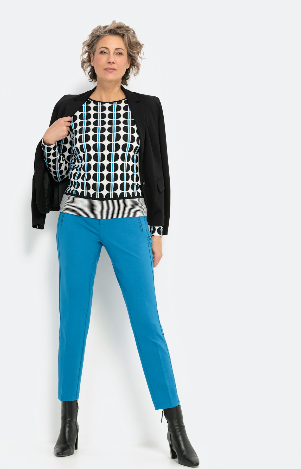 Shirt mit langem Arm und Frontprint