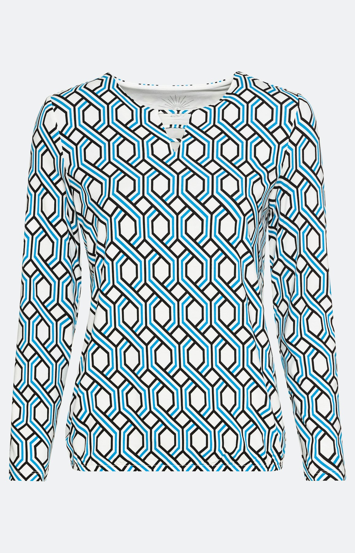 Shirt met lange mouwen en oogje