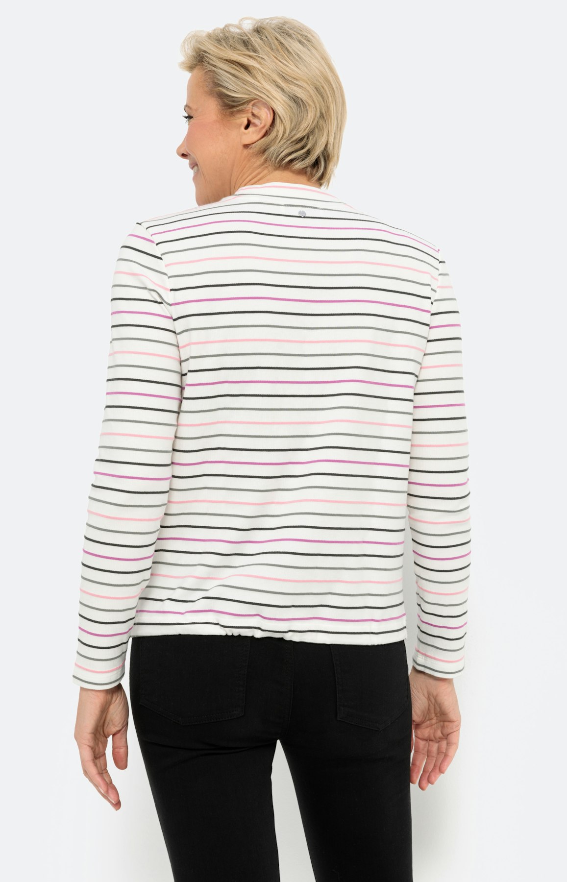 Shirt met lange mouwen en strepen