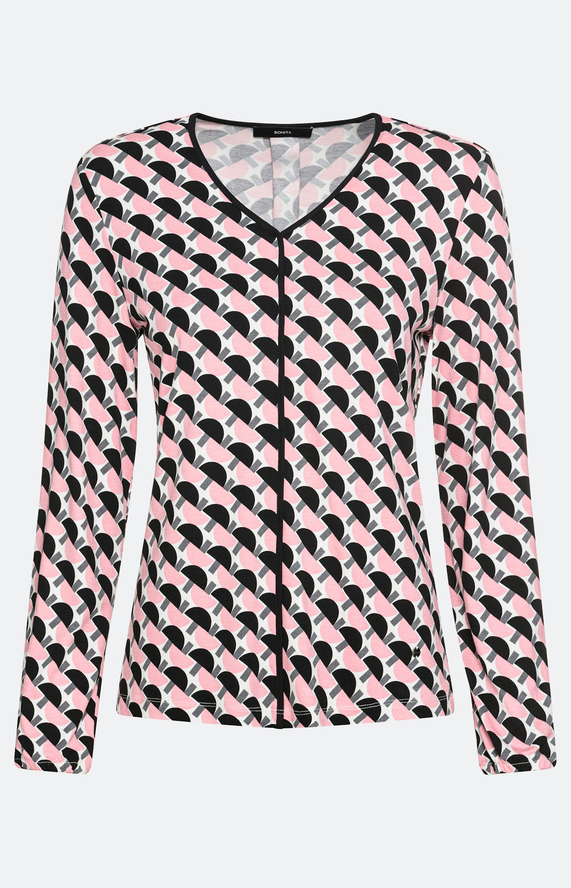 Shirt met lange mouwen in grafische look