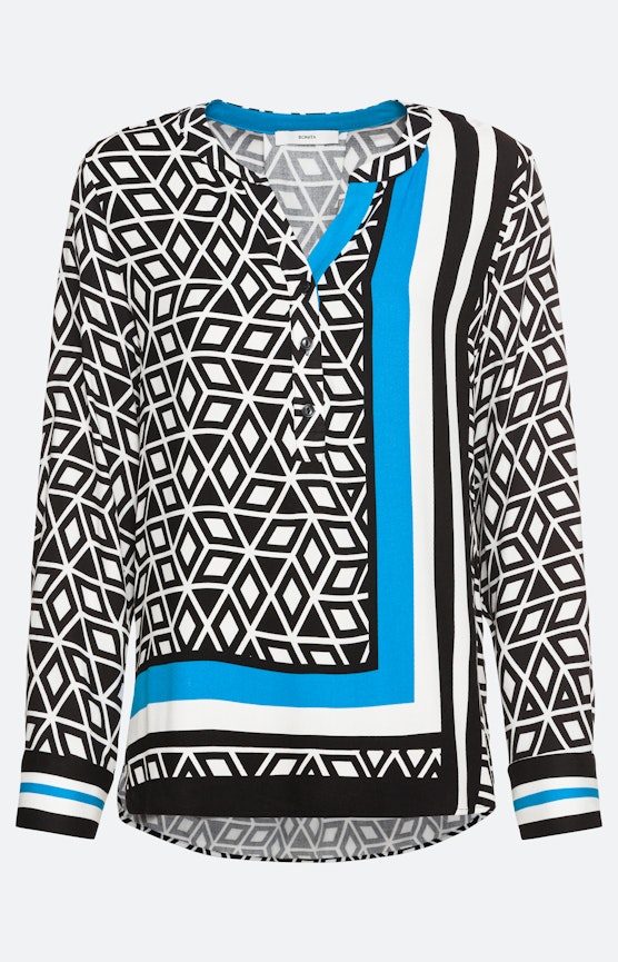 Tuniek vaan viscose met print