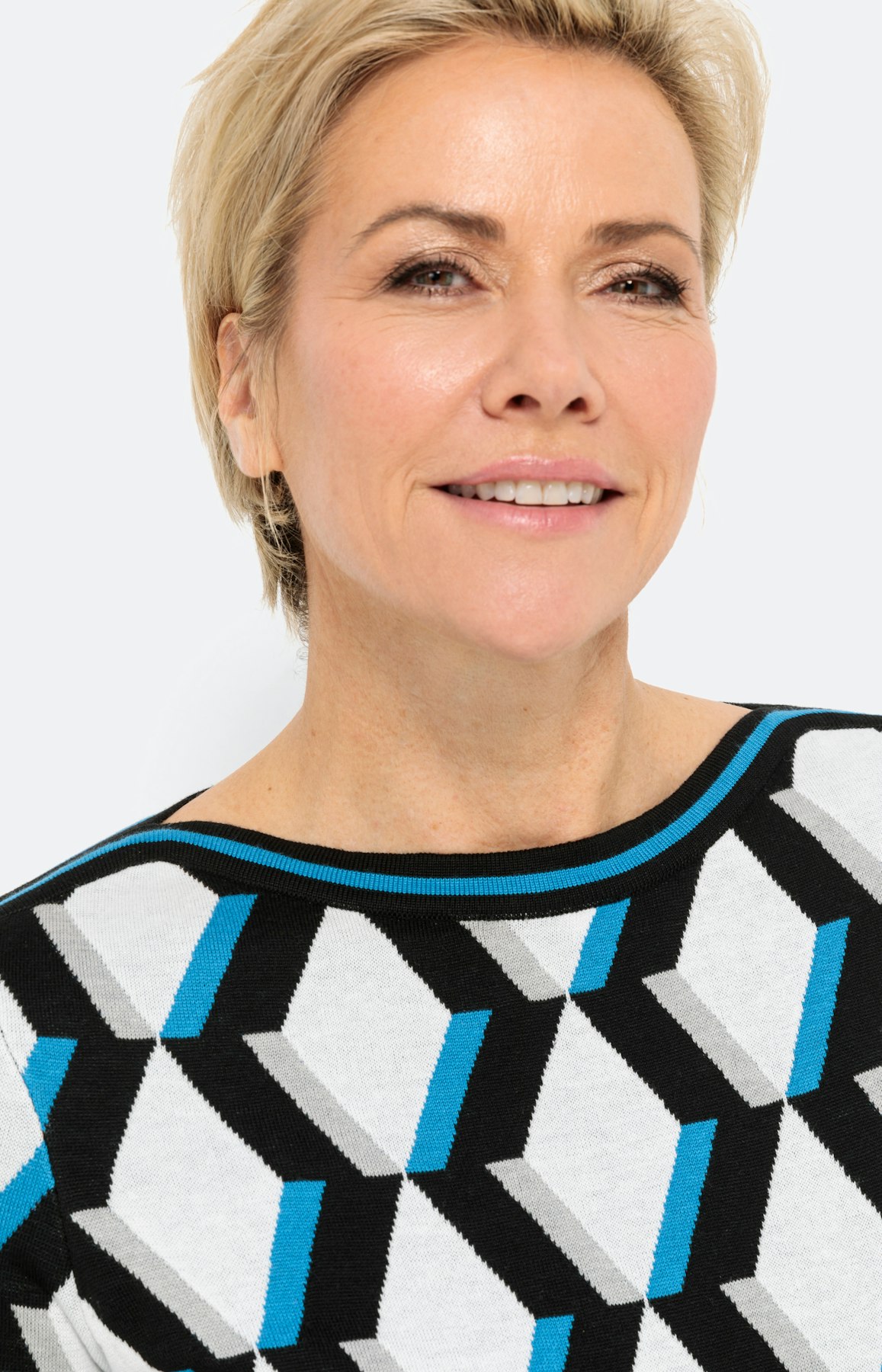 Pullover mit Boot-Ausschnitt