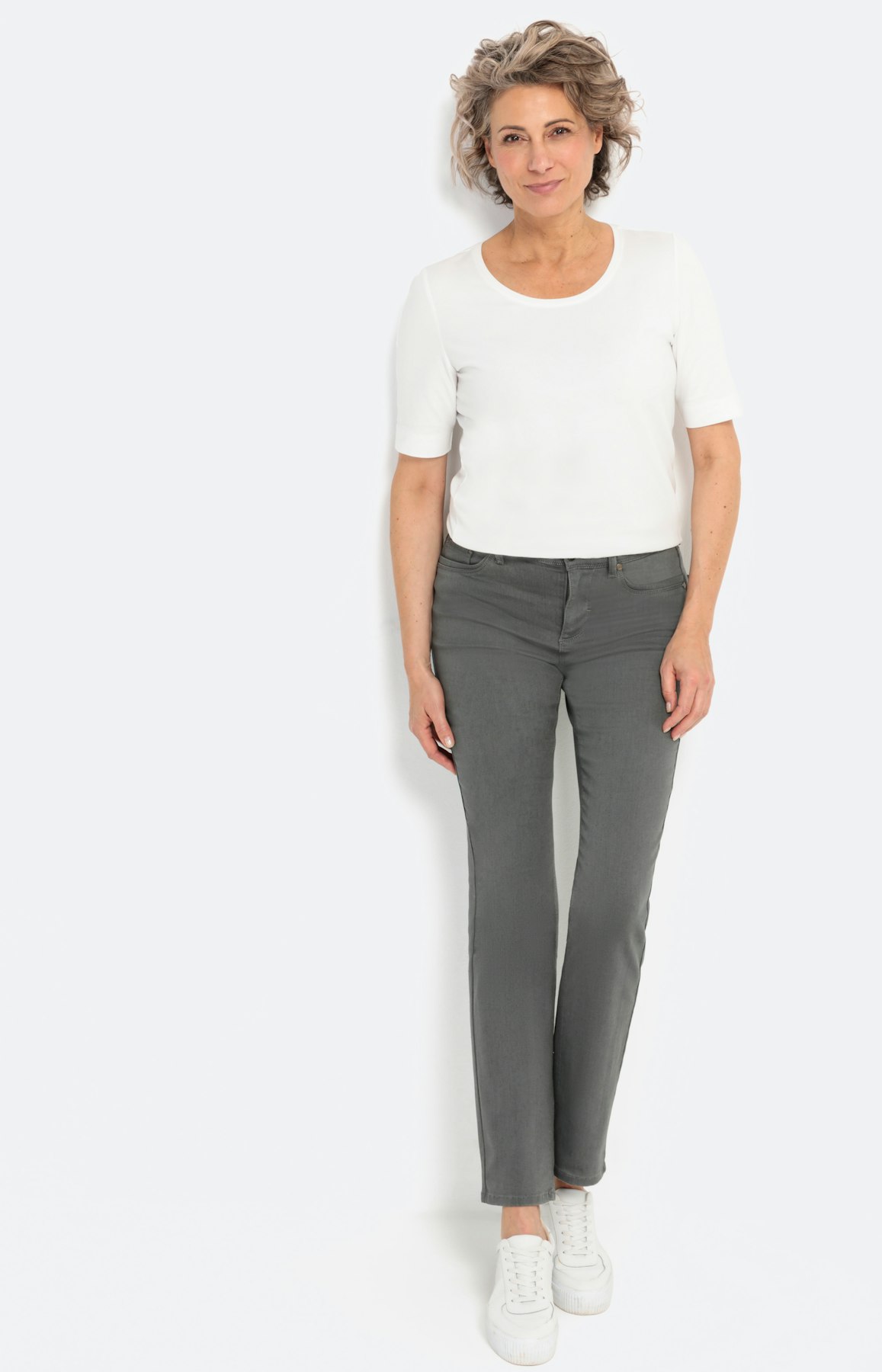 Jeans Doro 32 inch lichtgrijs