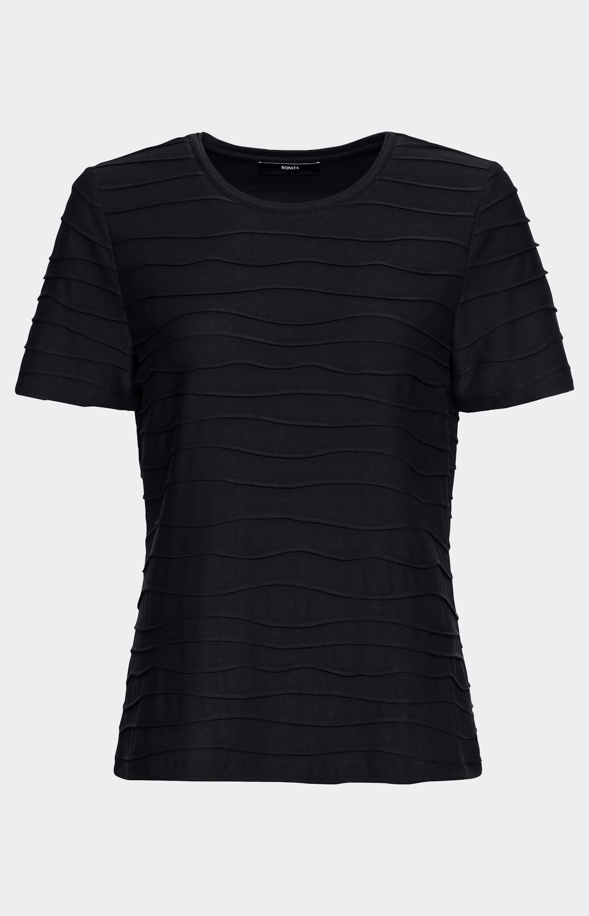 Basic T-Shirt "Welle" 1/2 Arm, marine