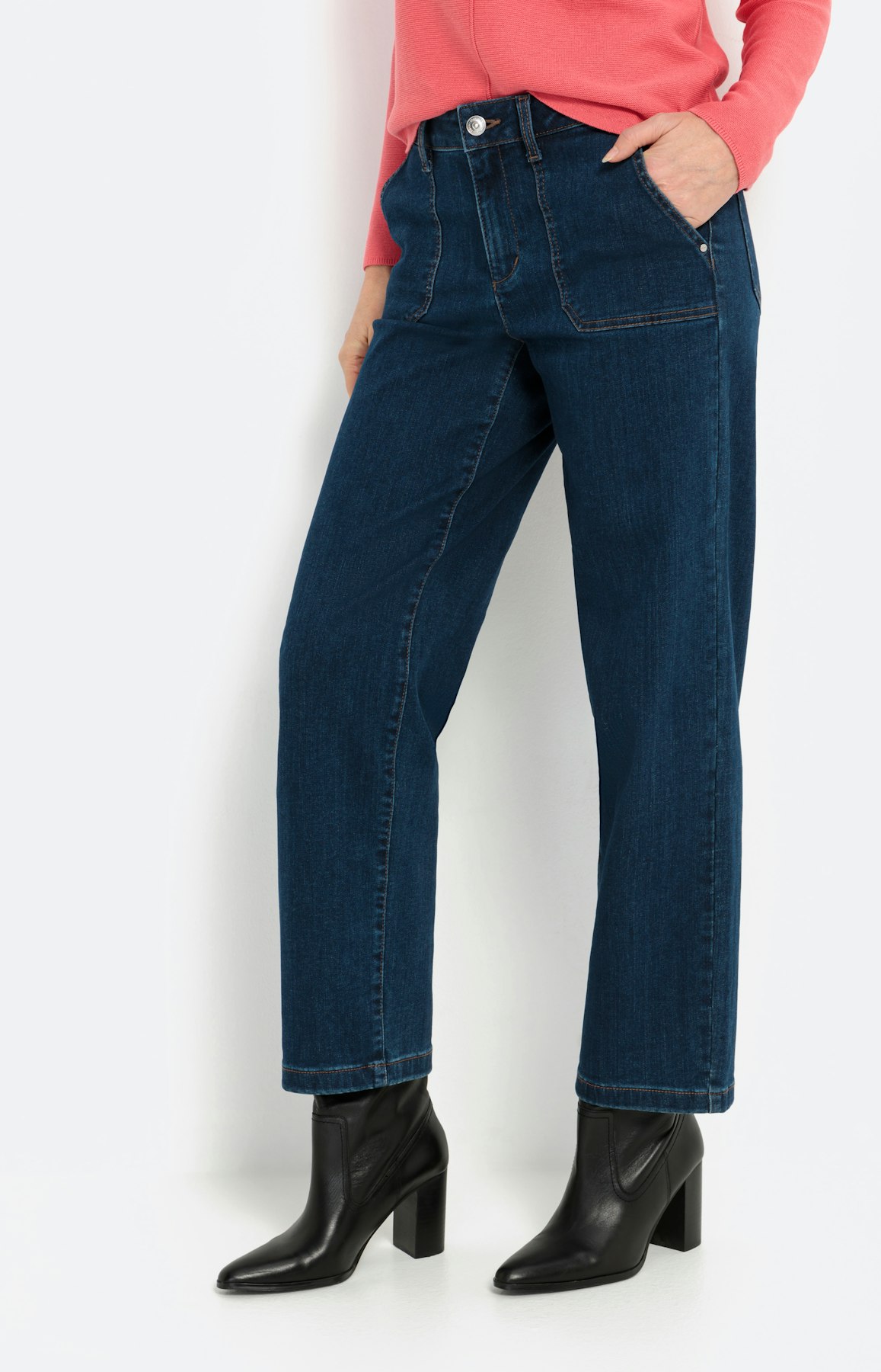 Wide Leg Jeans mit Stretch-Anteil 30Inch