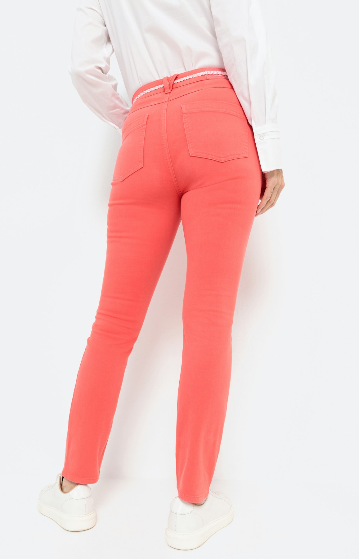 Slim jeans met bindceintuur 30inch