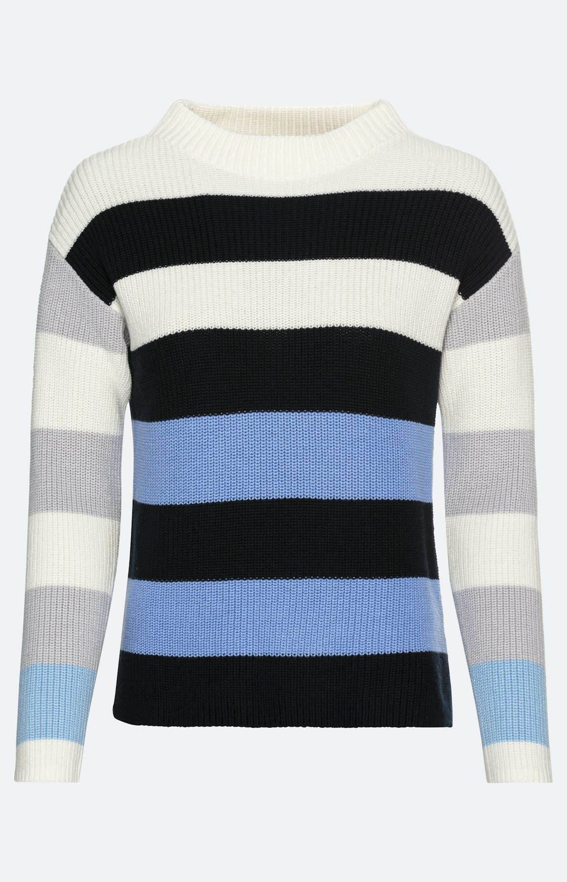 Feiner Pullover im Colorblock-Design