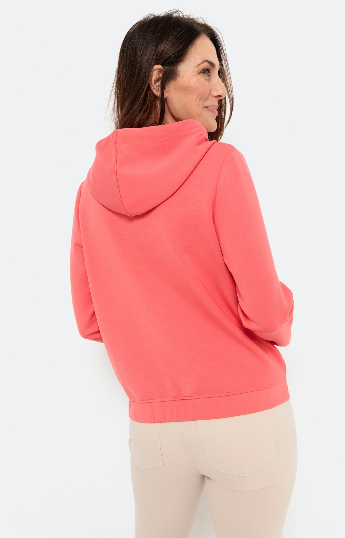 Scuba-Kapuzenjacke mit 2-Wege-Zipper