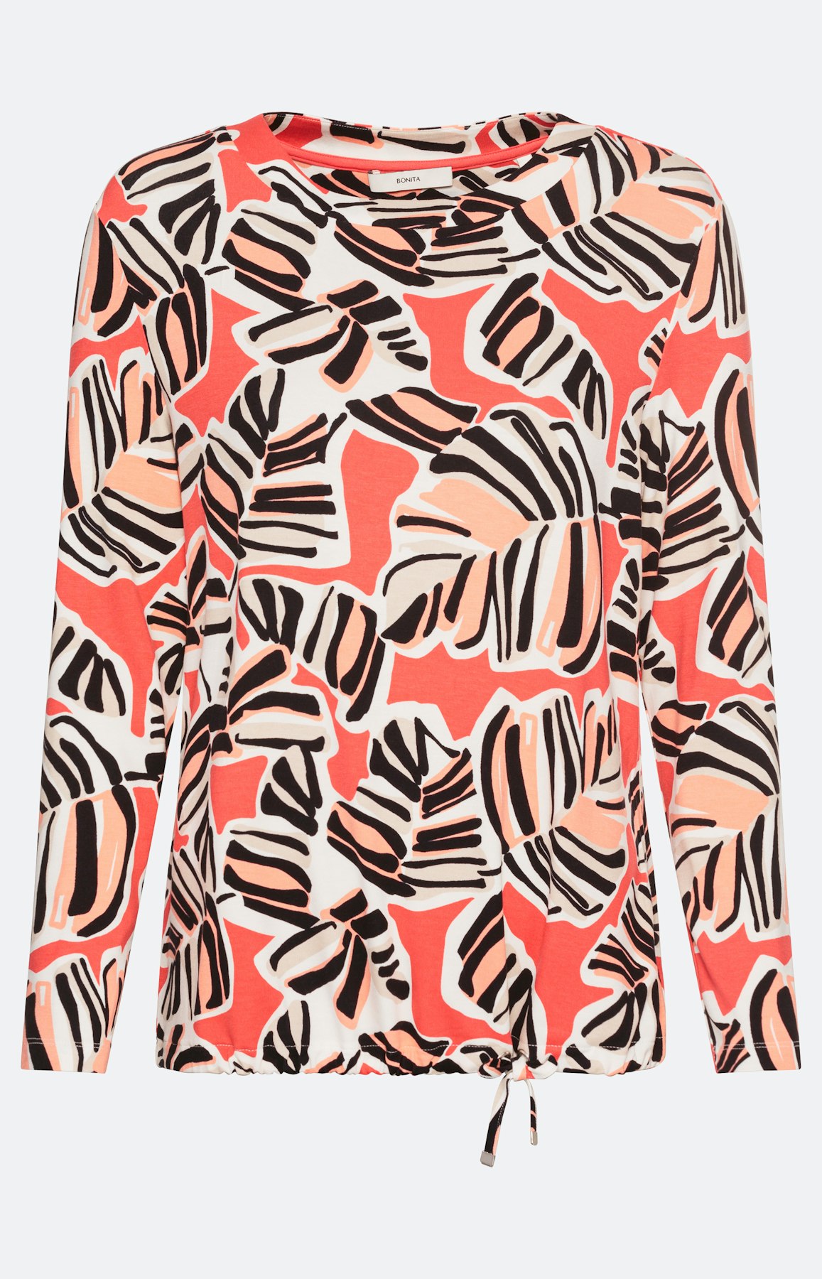 Shirt met lange mouwen in all-overdesign