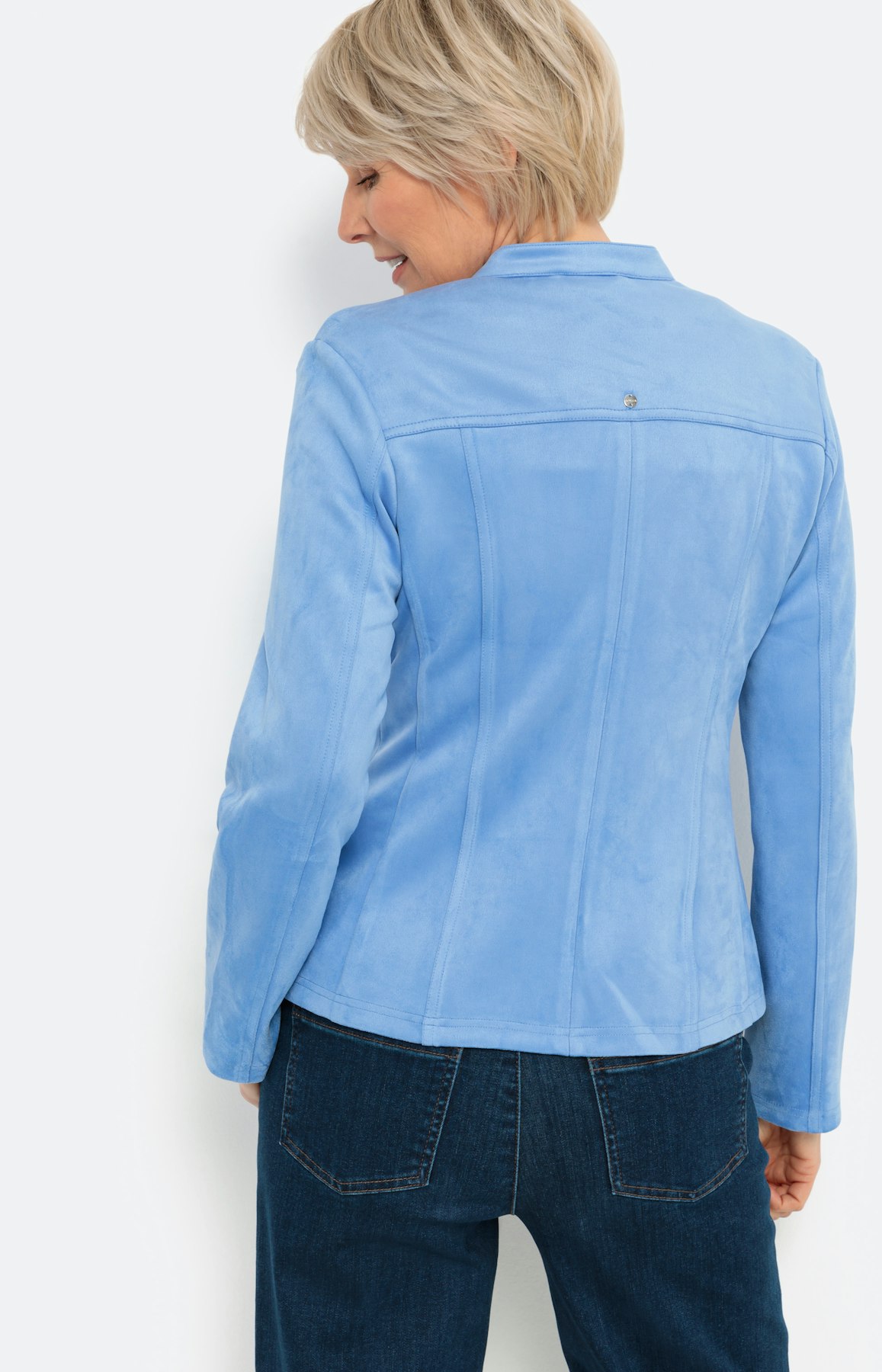 Blazer in suède-look