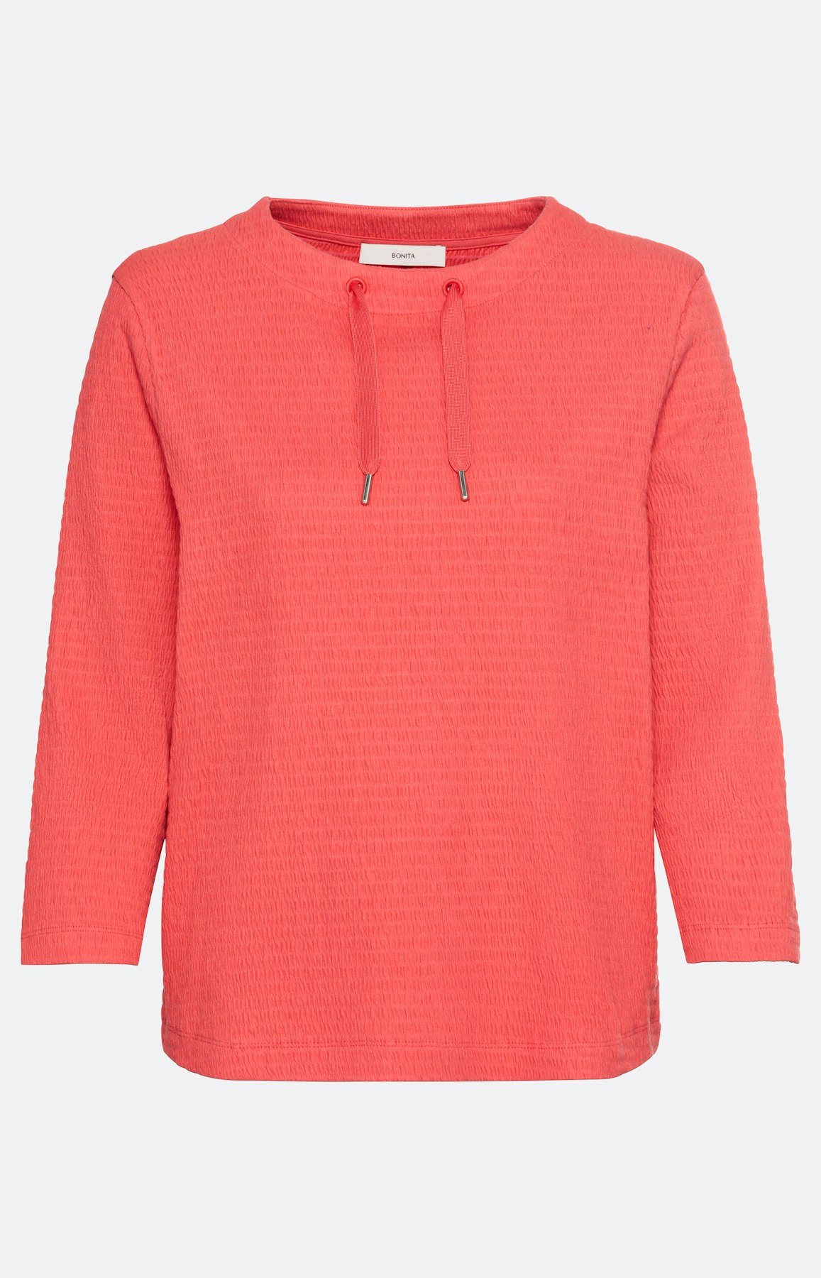 Shirt met rijgkoord bij de hals