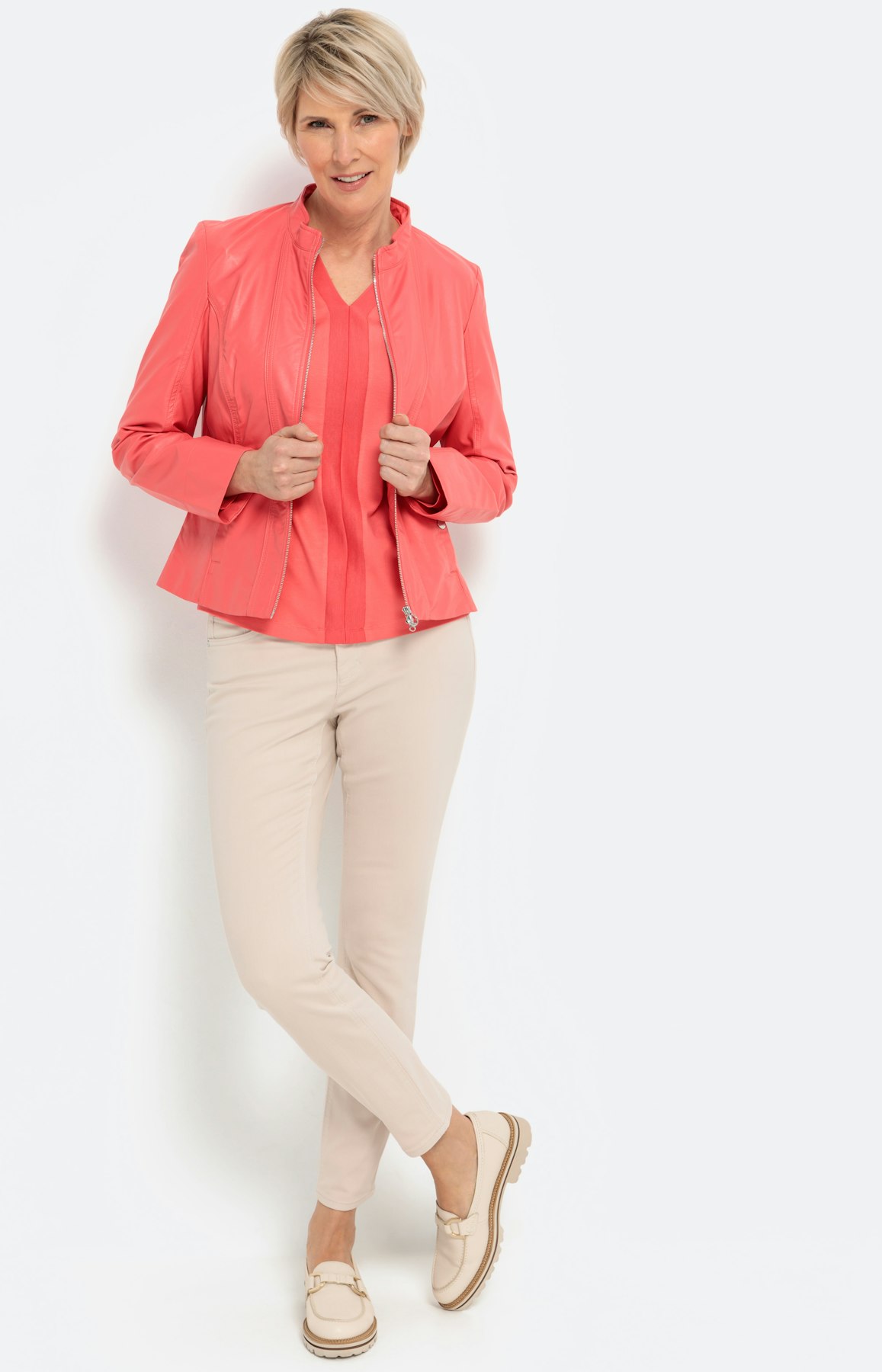 Shirt met lange mouwen en ripsbanddetail