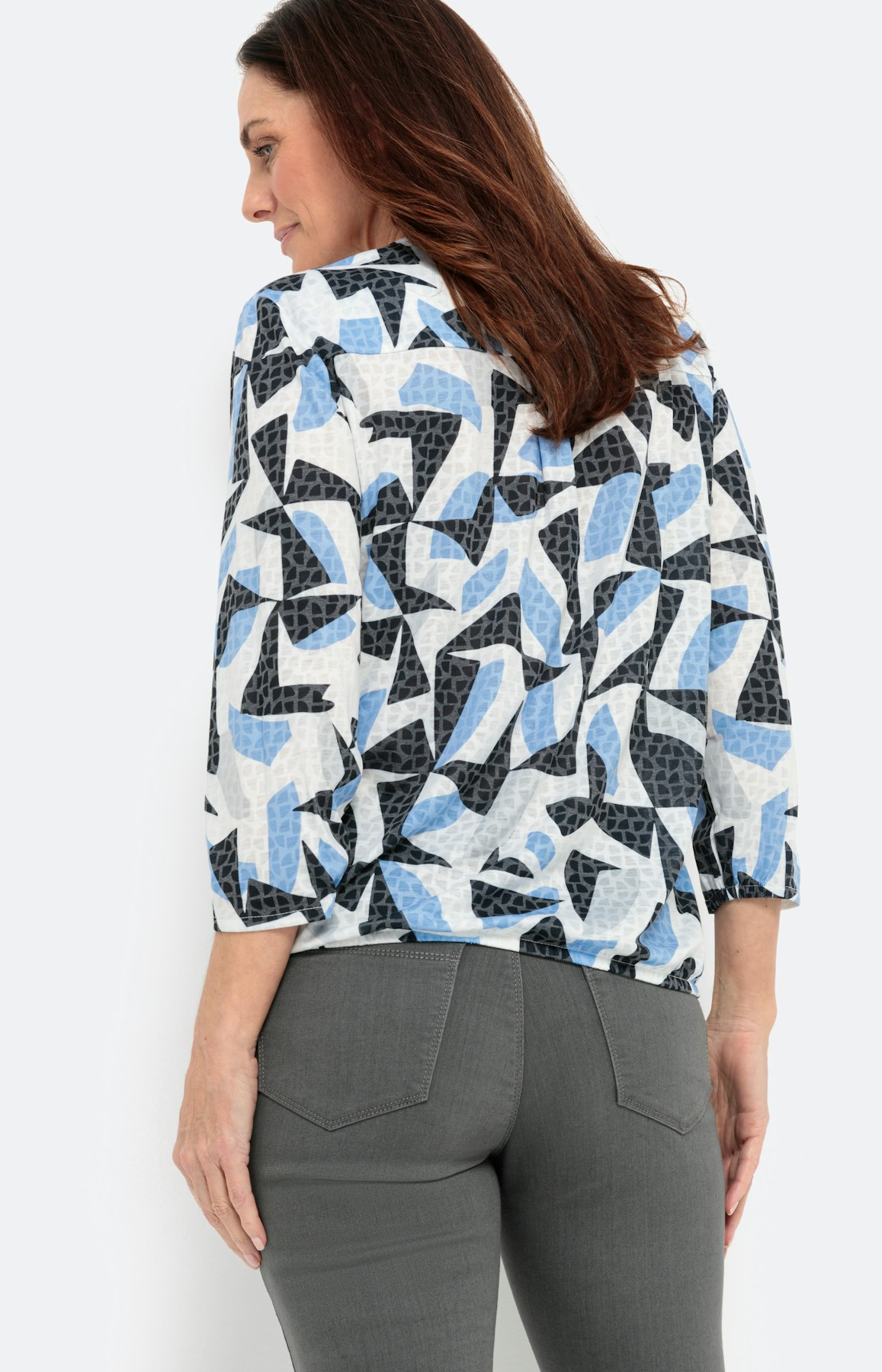 Shirt met motief en 3/4-mouwen