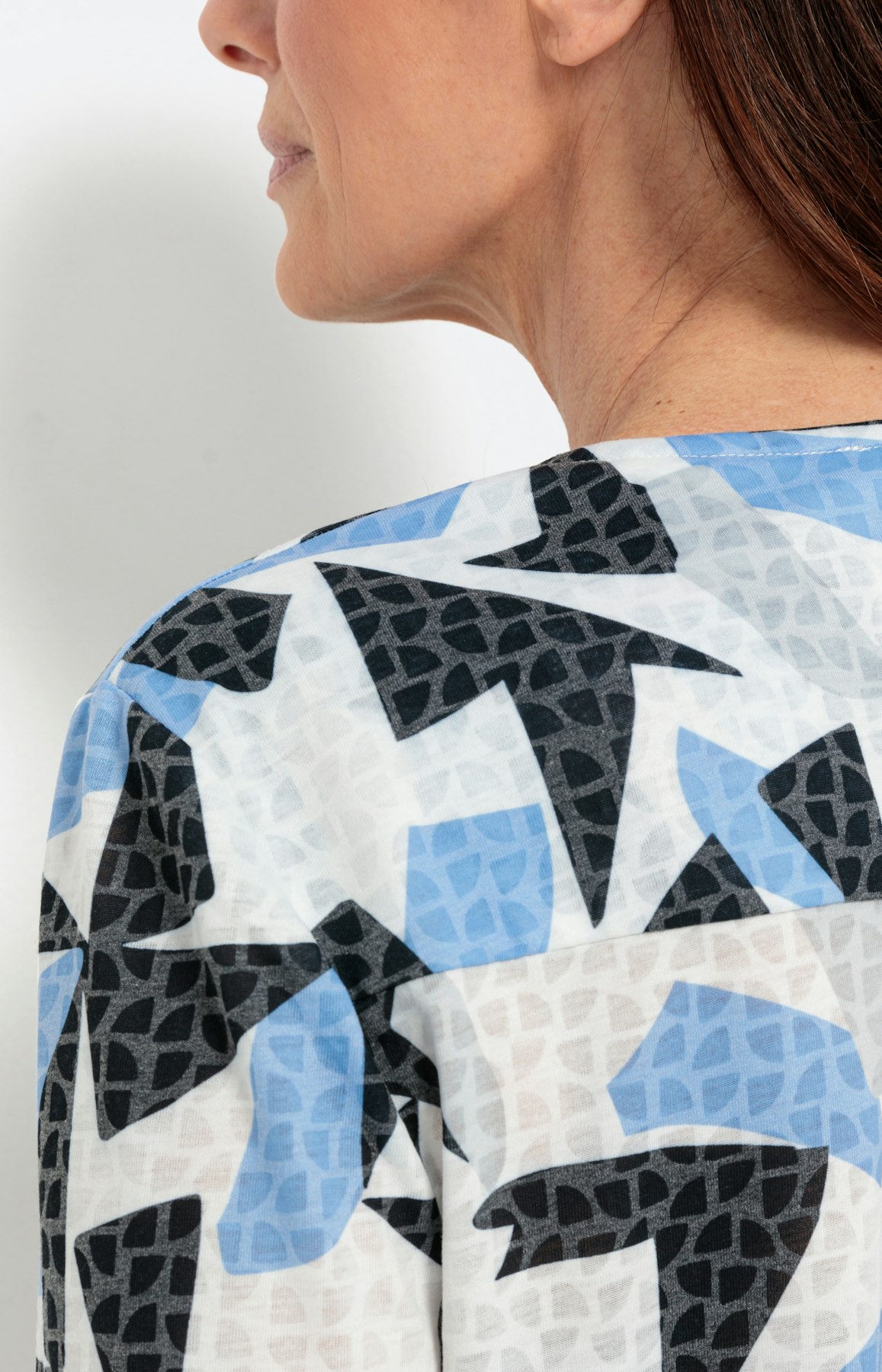 Shirt met motief en 3/4-mouwen