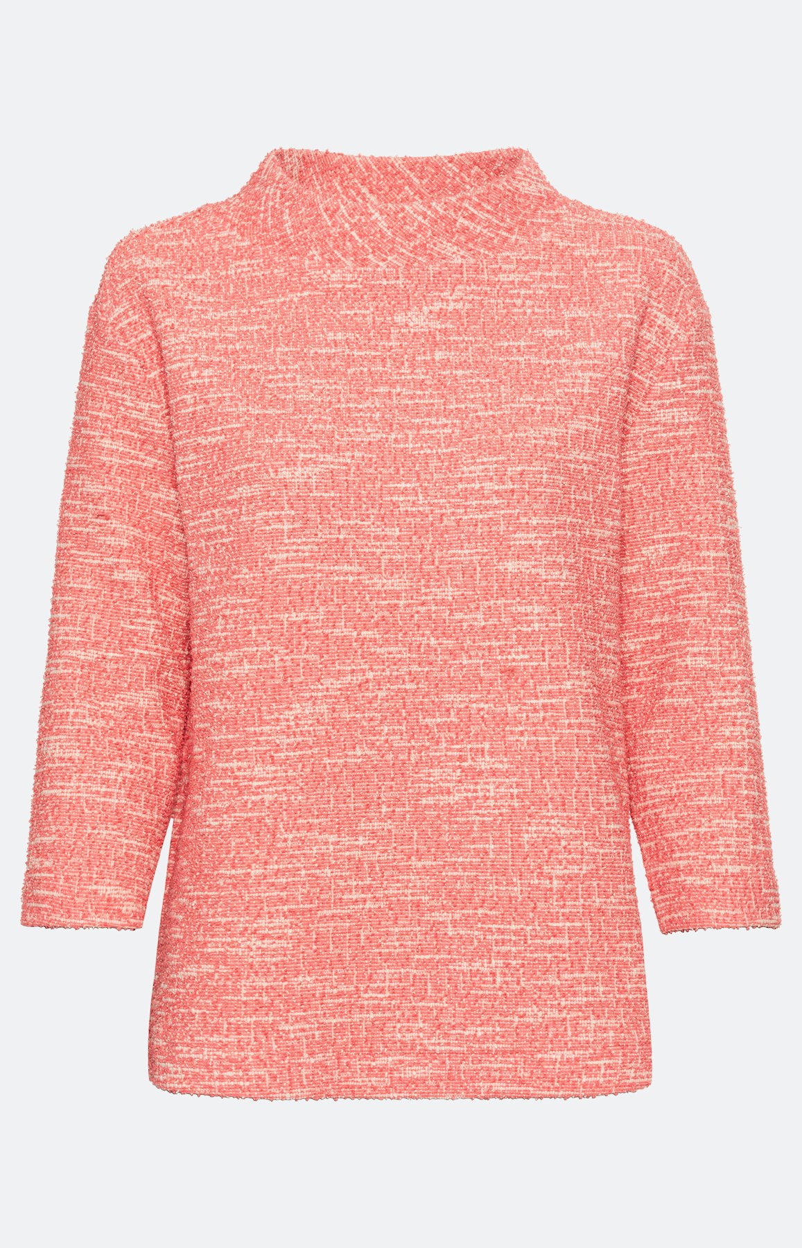 Sweatshirt met 3/4-mouwen en structuur