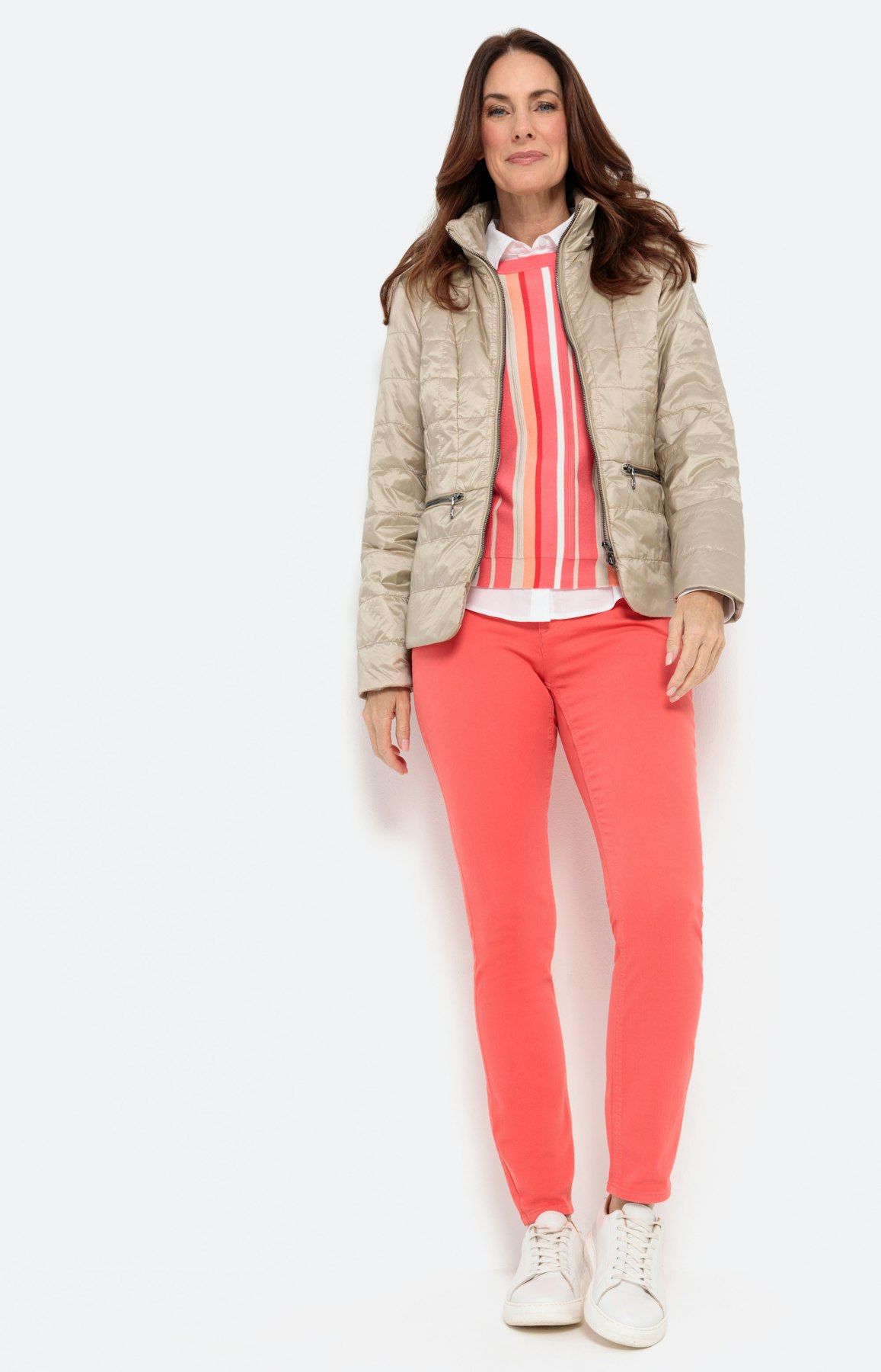 Steppjacke mit Kapuze