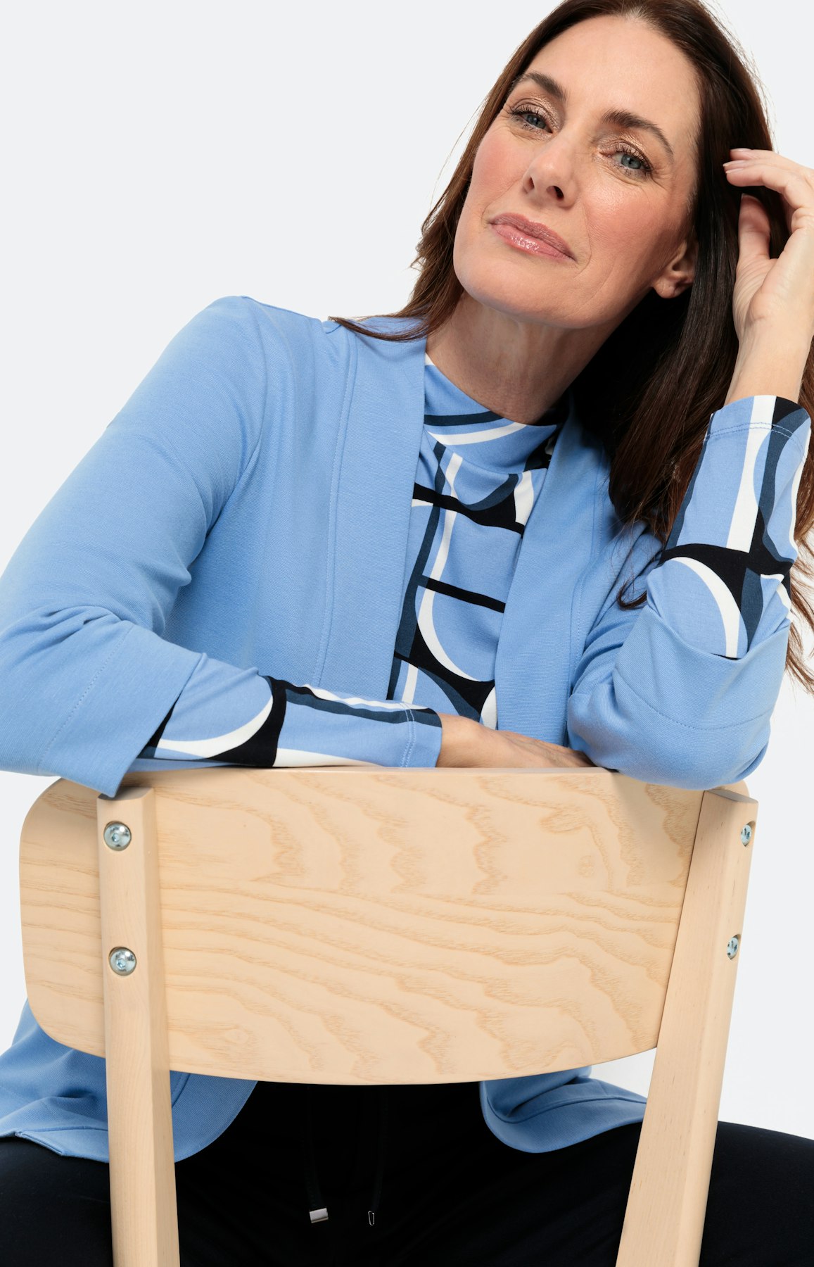 Verschlusslose Sweatjacke